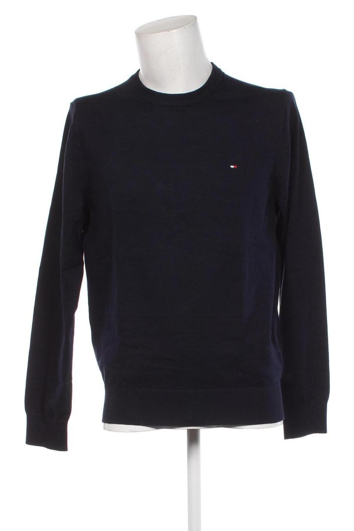Ανδρικό πουλόβερ Tommy Hilfiger, Μέγεθος L, Χρώμα Μπλέ, Τιμή 68,02 €