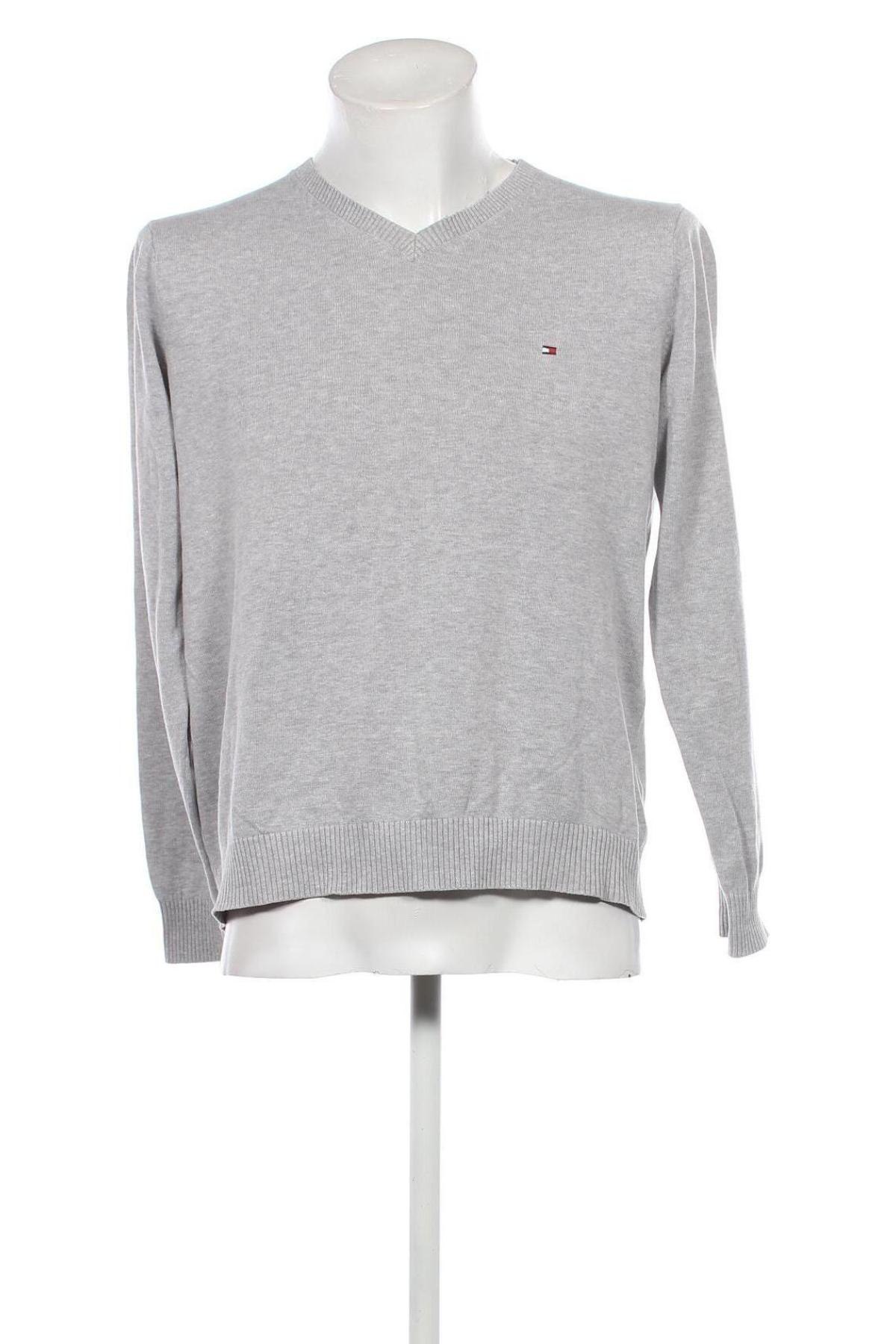 Мъжки пуловер Tommy Hilfiger, Размер M, Цвят Сив, Цена 84,55 лв.
