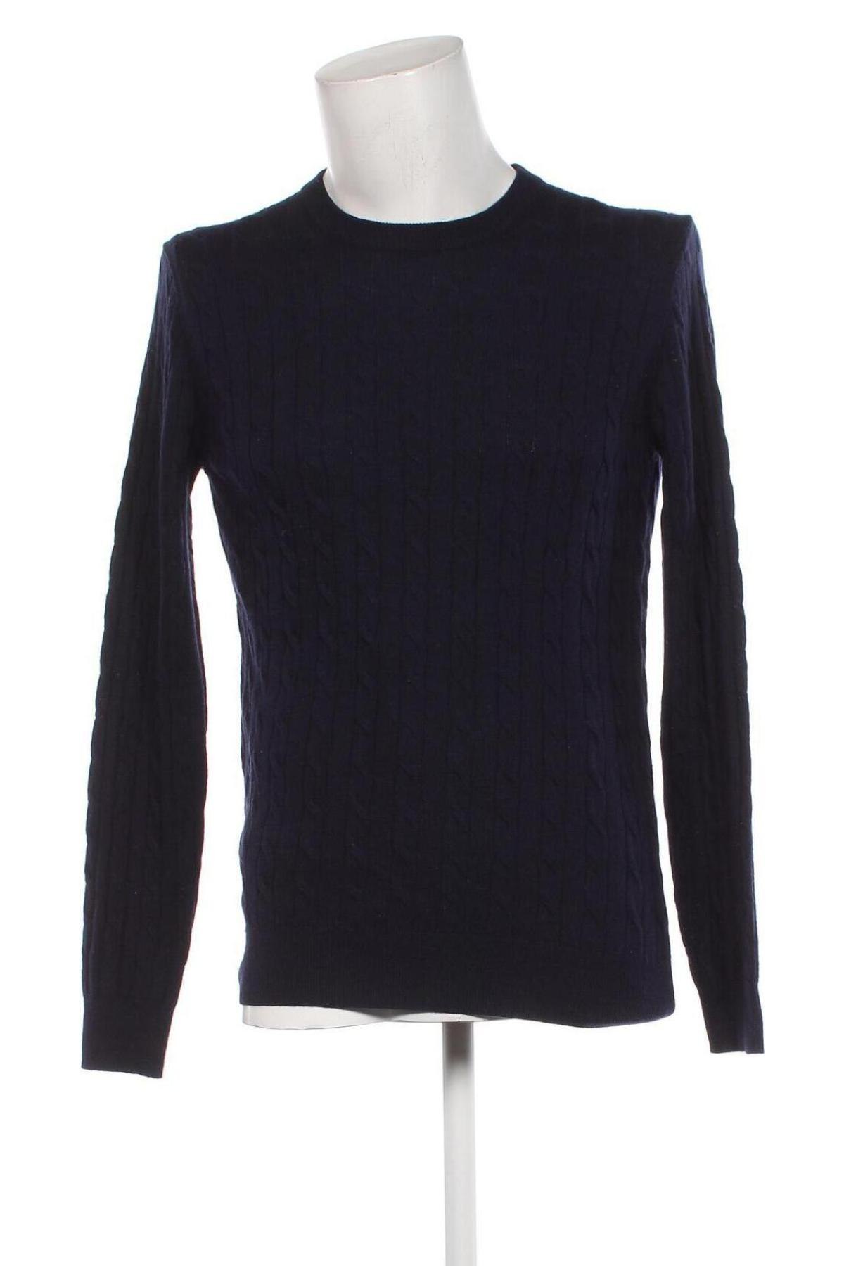 Мъжки пуловер Uniqlo, Размер M, Цвят Син, Цена 20,40 лв.