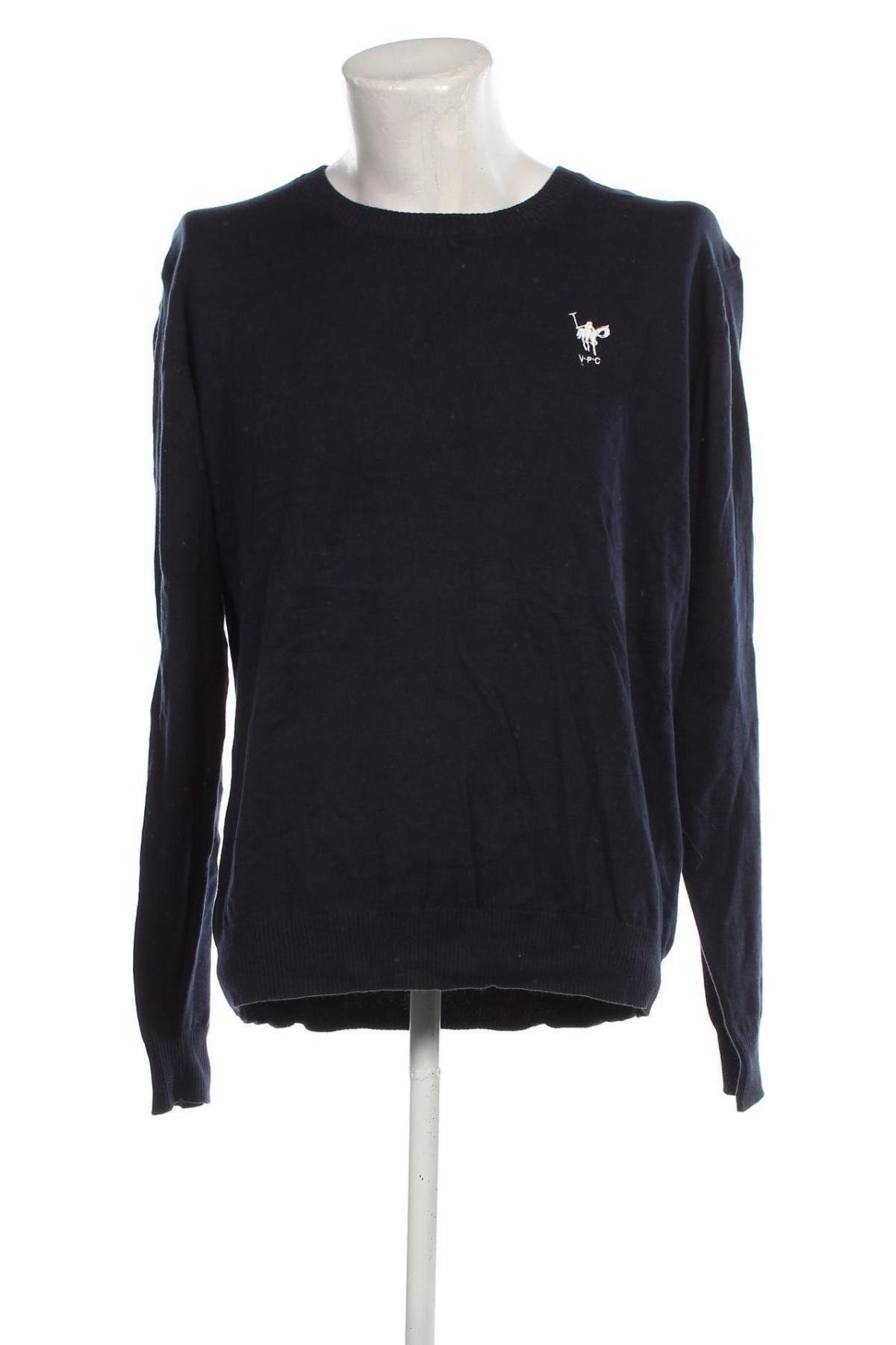 Мъжки пуловер Vinson Polo Club, Размер L, Цвят Син, Цена 28,52 лв.