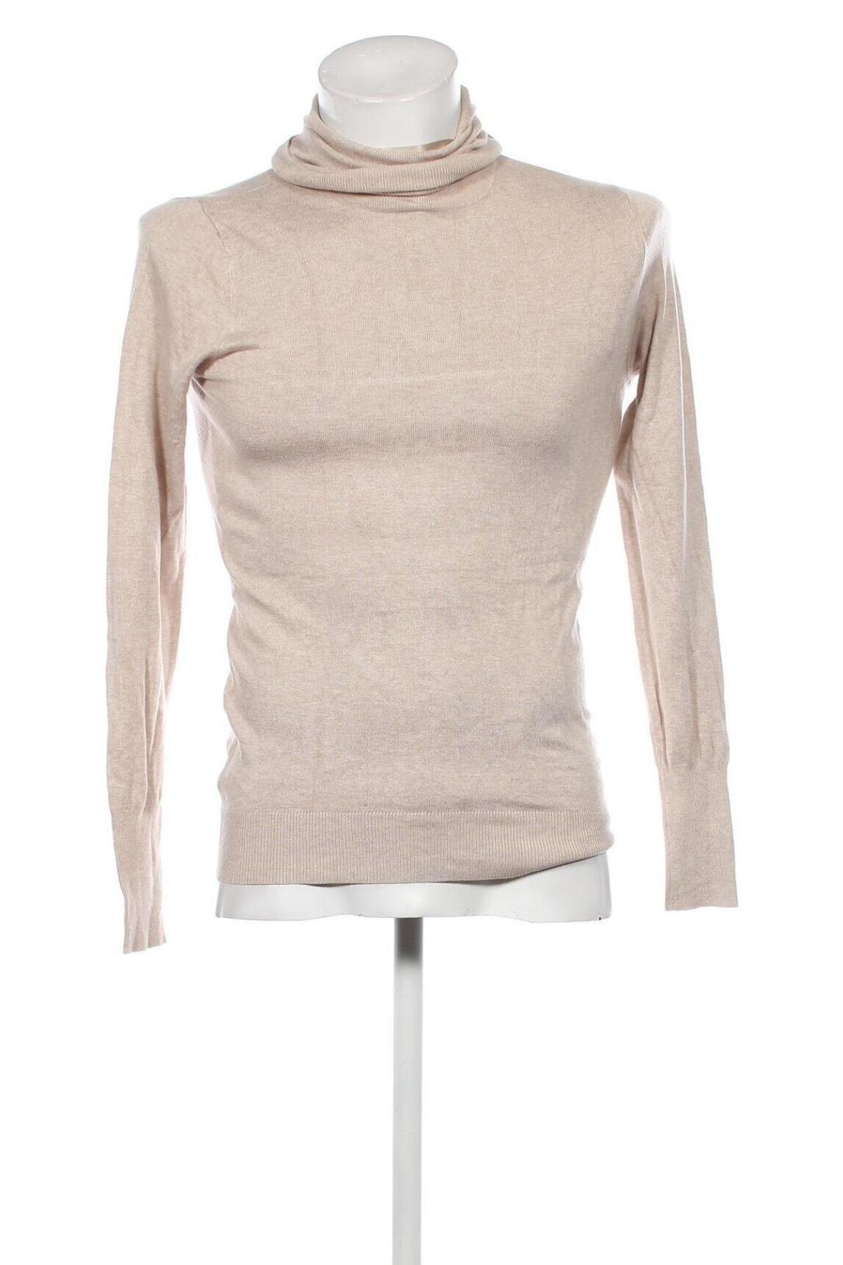 Ανδρικό πουλόβερ WE, Μέγεθος M, Χρώμα  Μπέζ, Τιμή 8,97 €