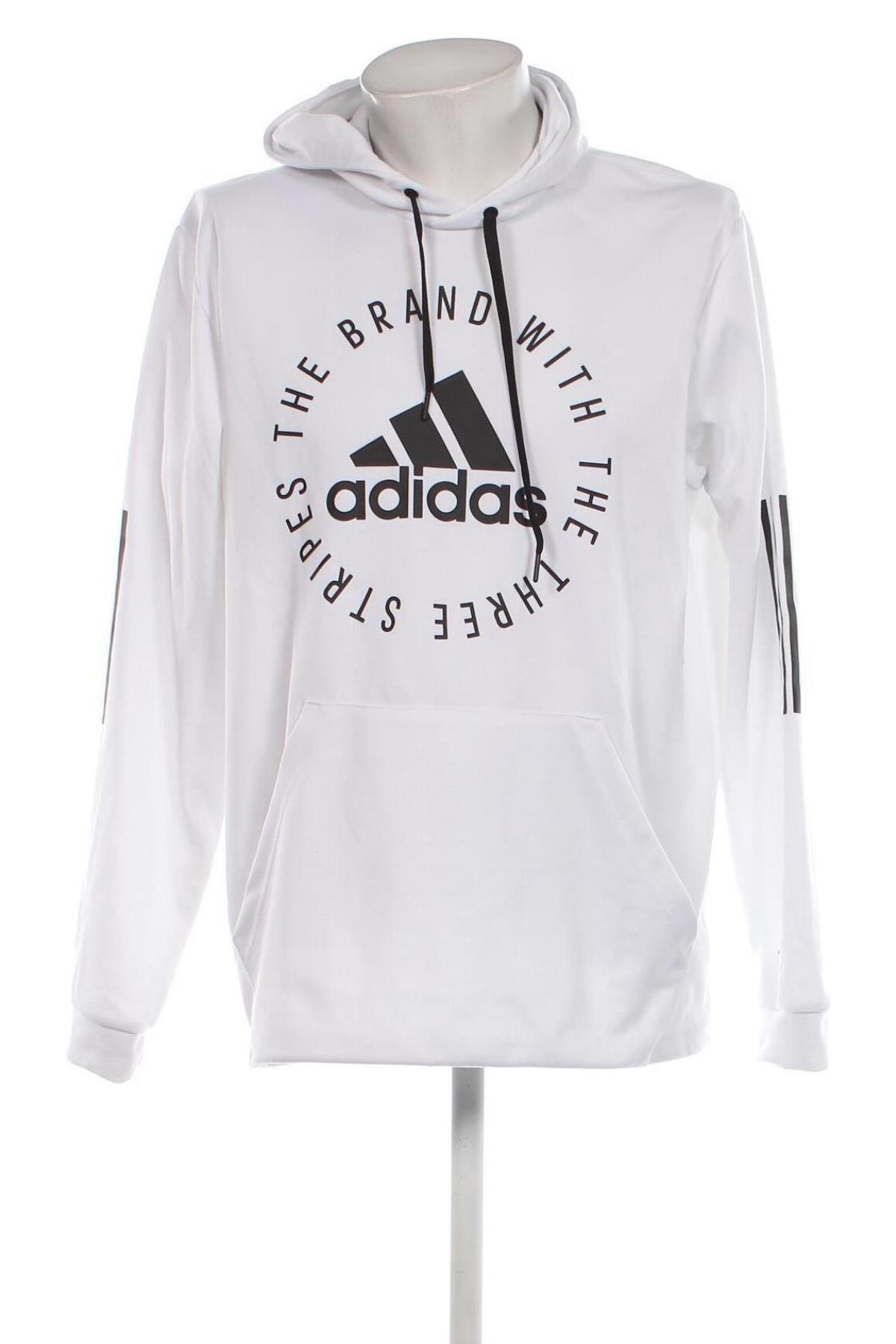Herren Sweatshirt Adidas, Größe XL, Farbe Weiß, Preis 81,98 €