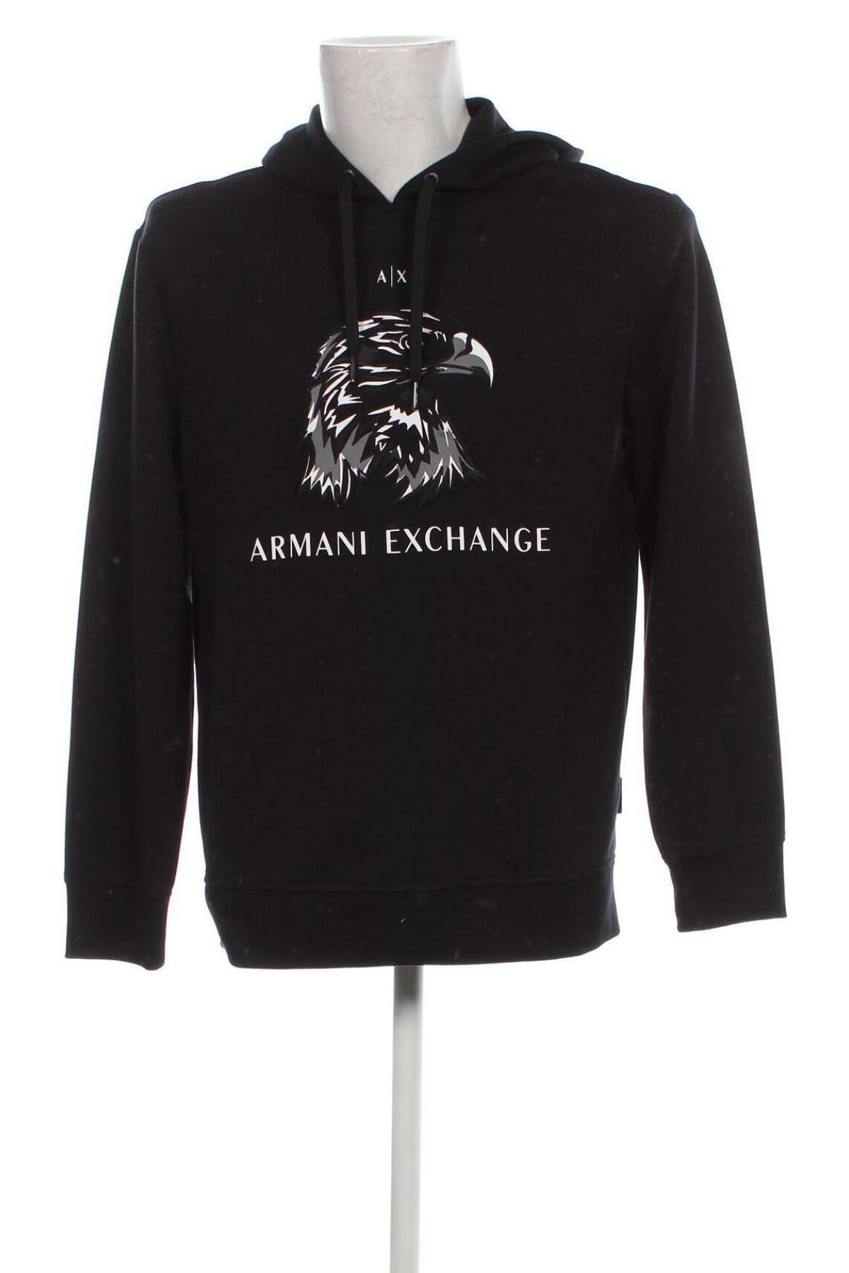 Pánska mikina  Armani Exchange, Veľkosť M, Farba Čierna, Cena  82,99 €