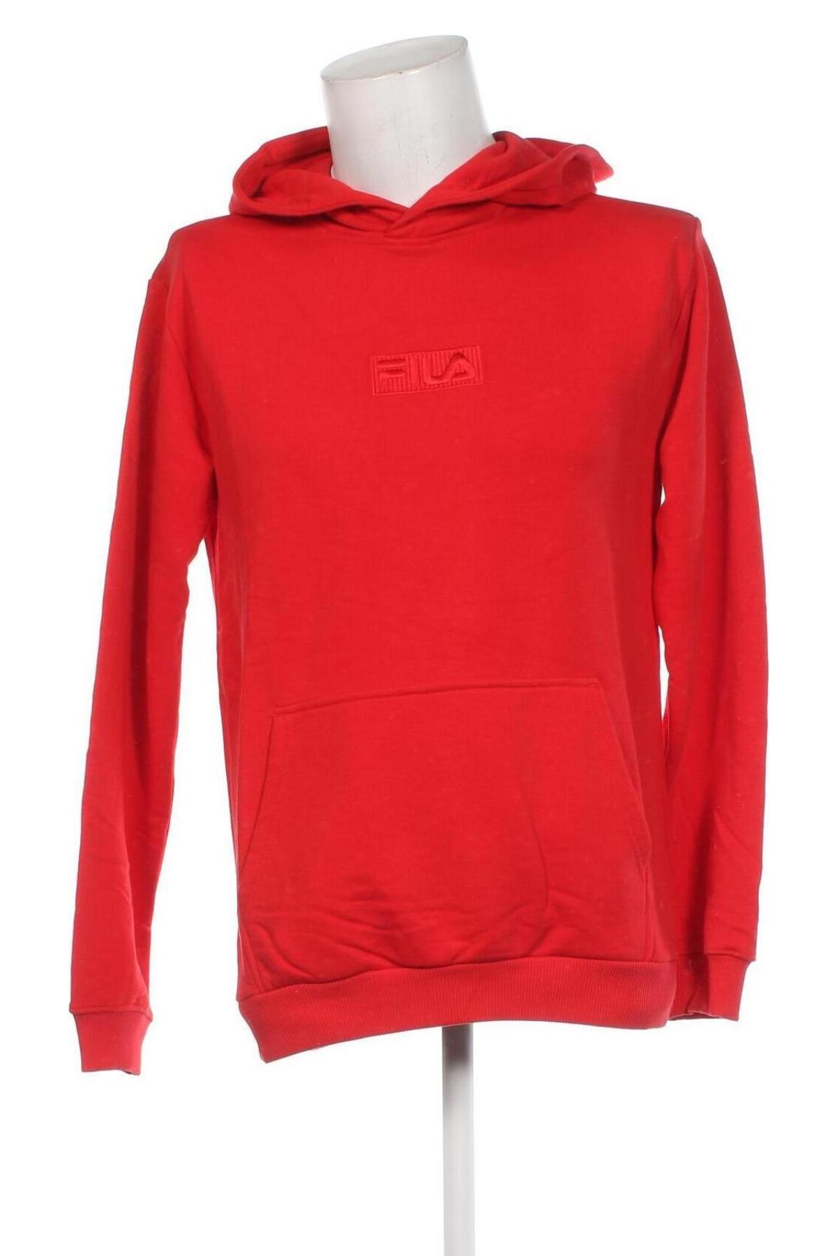 Herren Sweatshirt FILA, Größe M, Farbe Rot, Preis 35,16 €