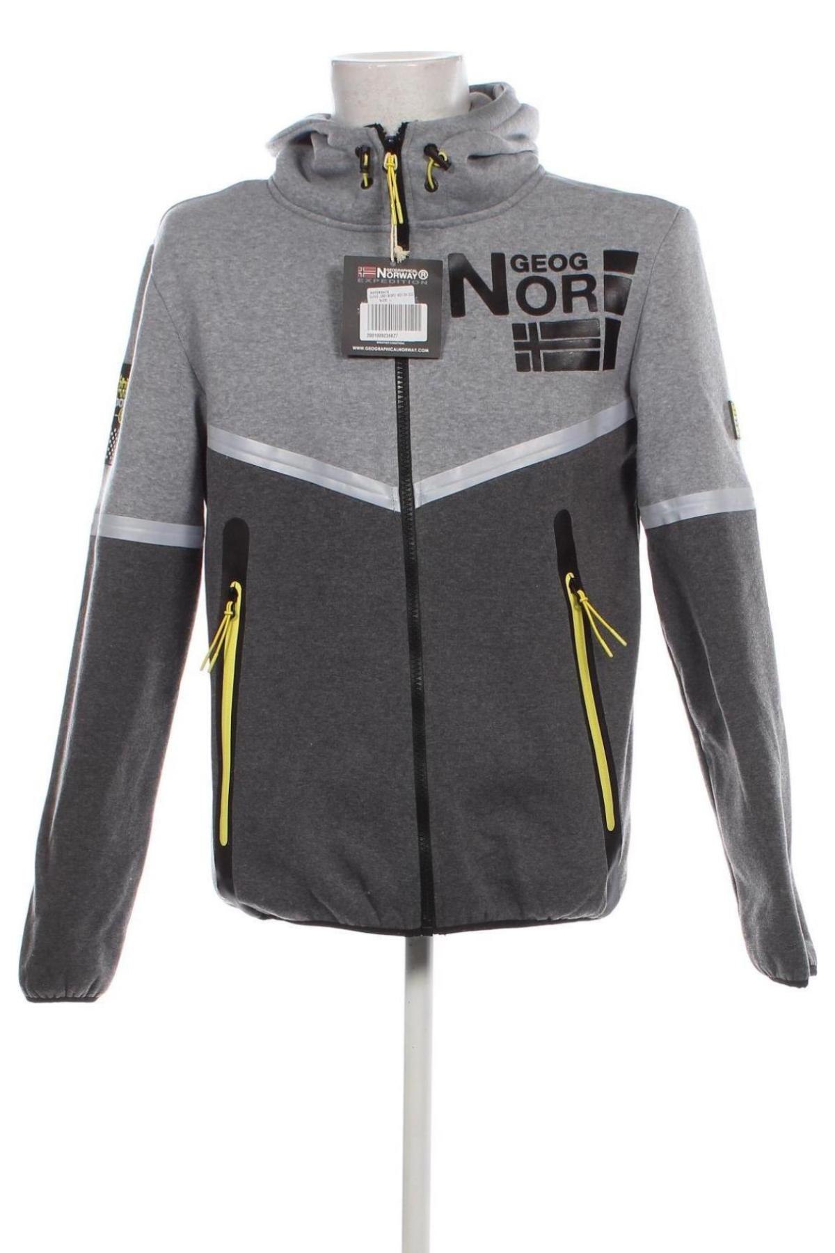 Herren Sweatshirt Geographical Norway, Größe L, Farbe Grau, Preis 82,99 €