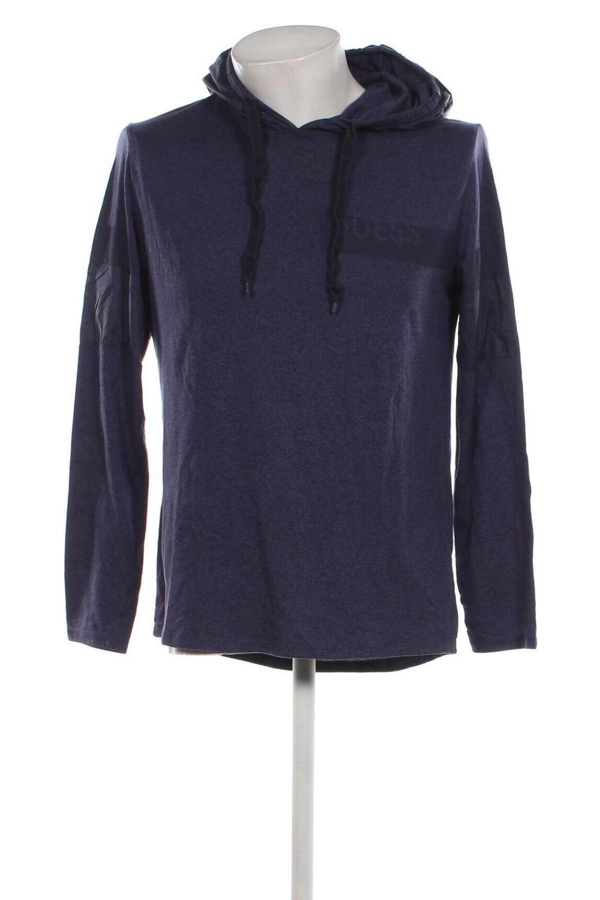 Ανδρικό φούτερ Guess, Μέγεθος S, Χρώμα Μπλέ, Τιμή 42,06 €