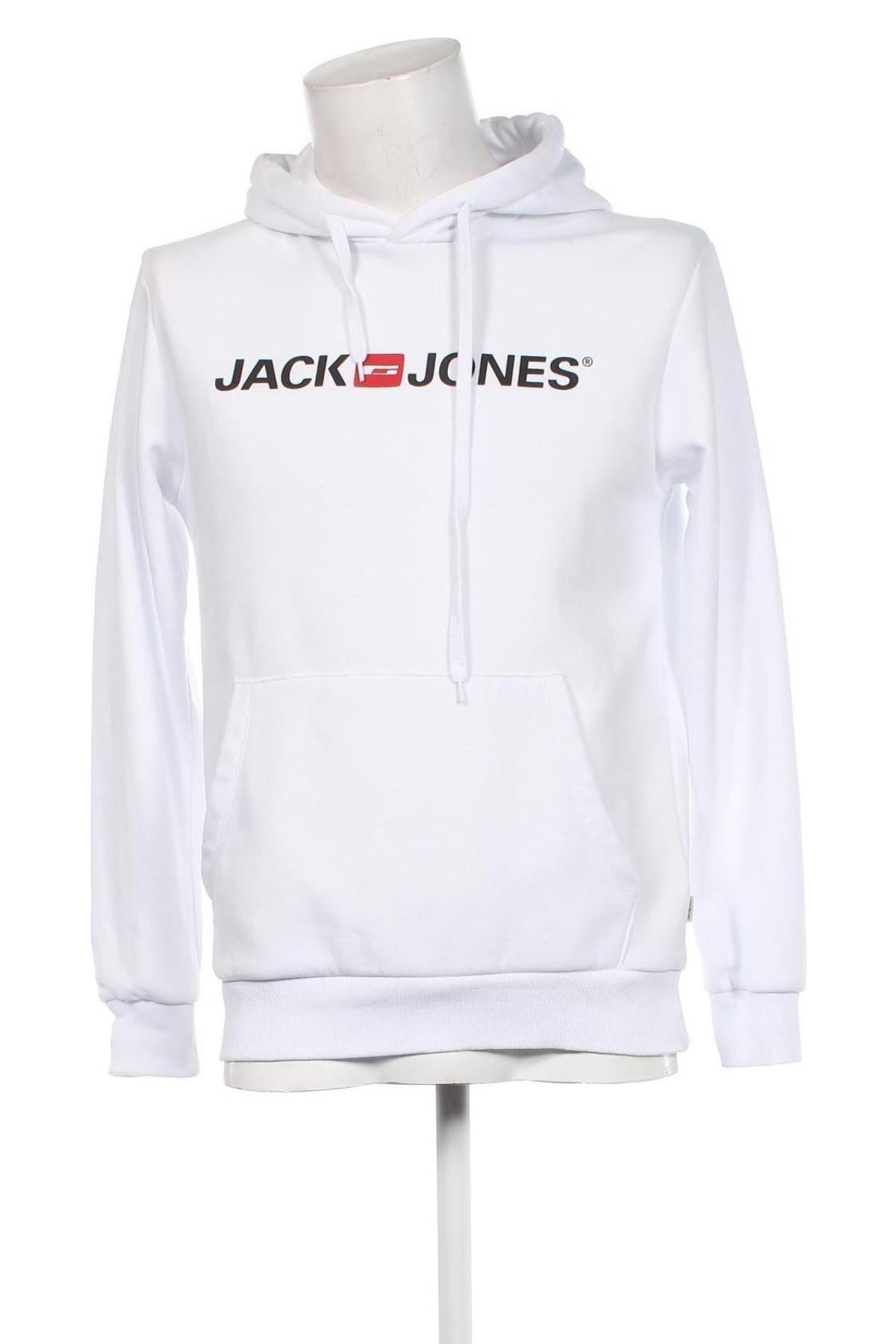 Herren Sweatshirt Jack & Jones, Größe M, Farbe Weiß, Preis 19,02 €