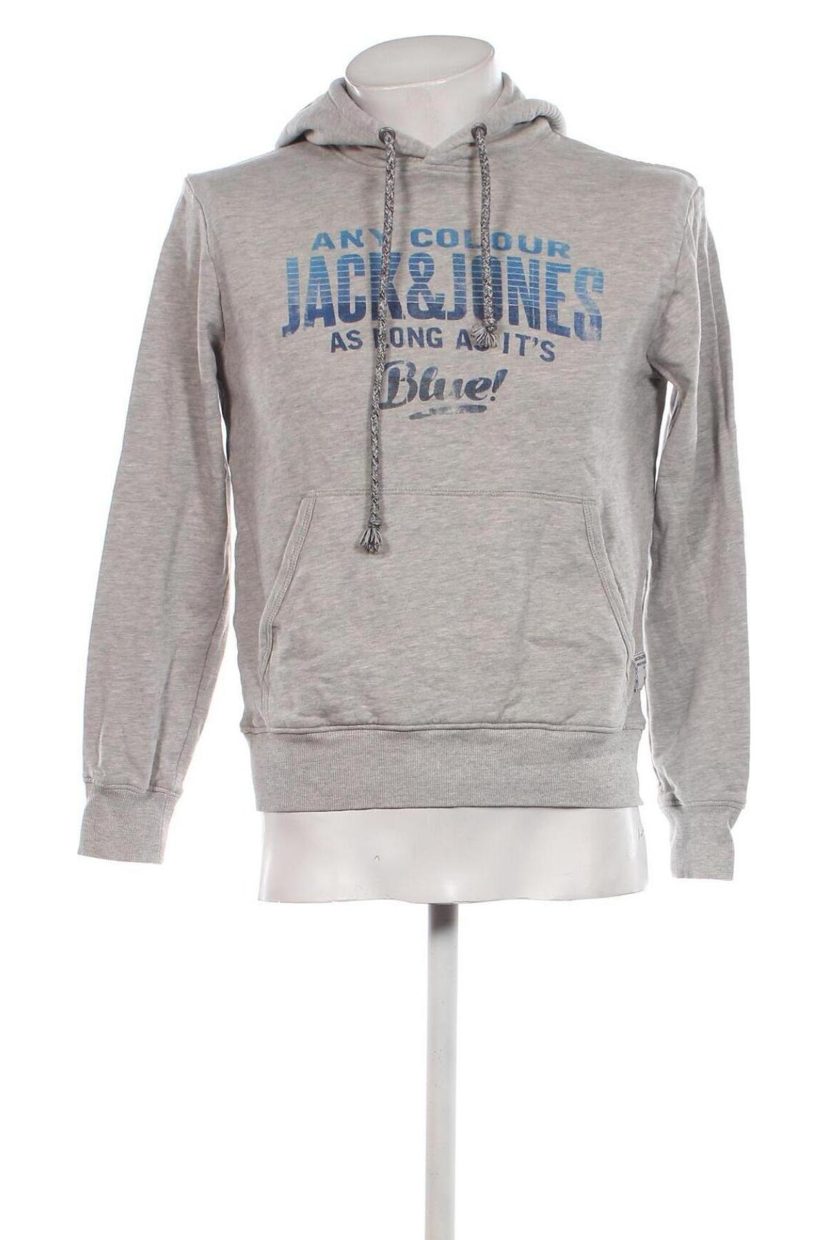 Ανδρικό φούτερ Jack & Jones, Μέγεθος M, Χρώμα Γκρί, Τιμή 12,62 €