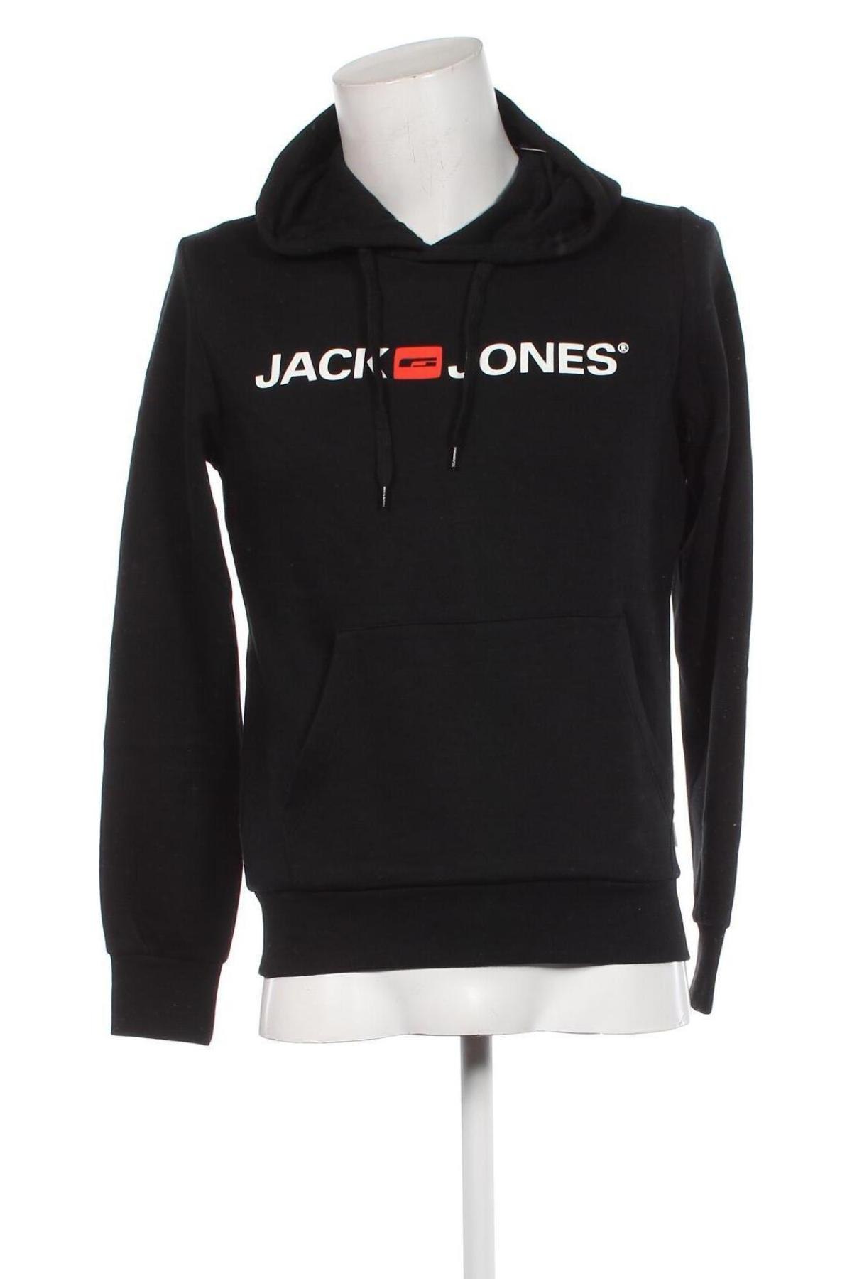Herren Sweatshirt Jack & Jones, Größe S, Farbe Schwarz, Preis 21,14 €