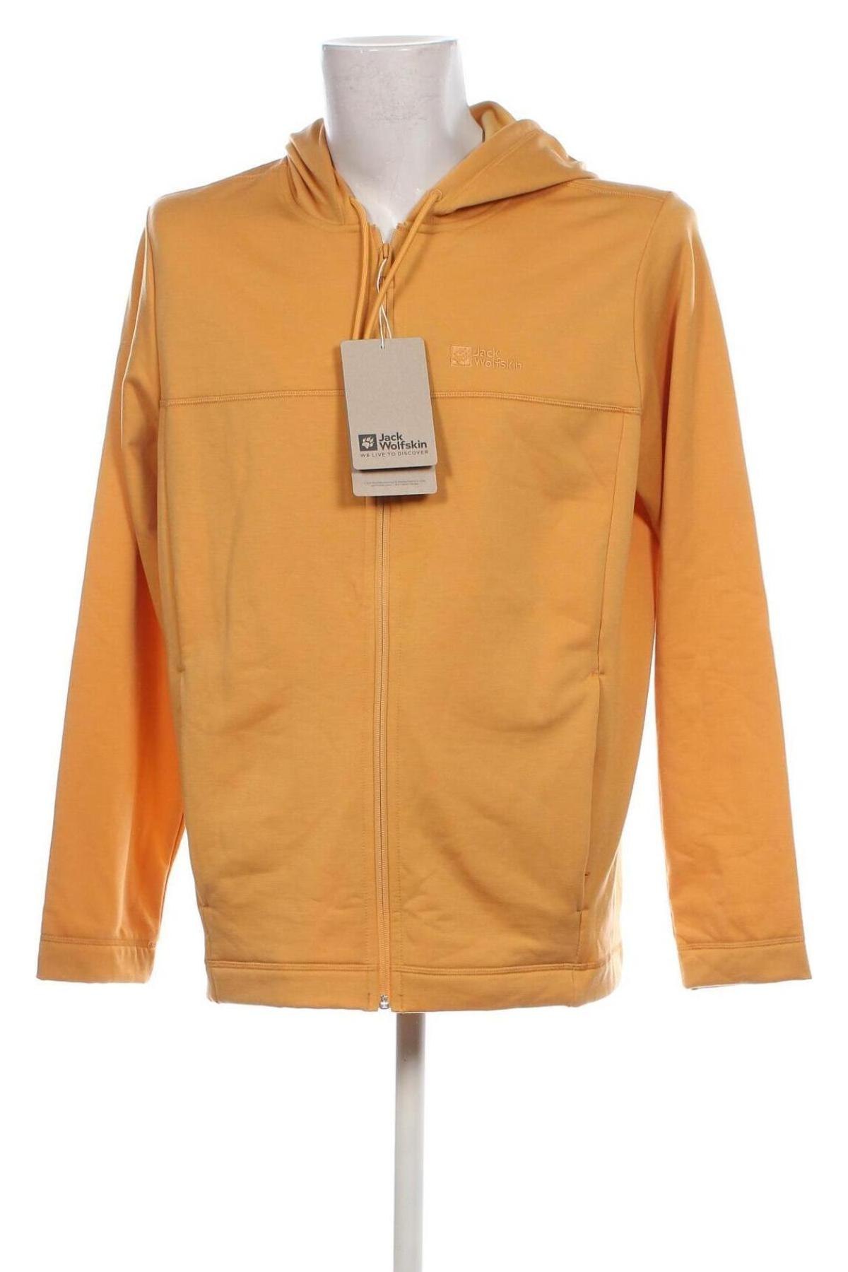 Herren Sweatshirt Jack Wolfskin, Größe XL, Farbe Gelb, Preis € 35,16