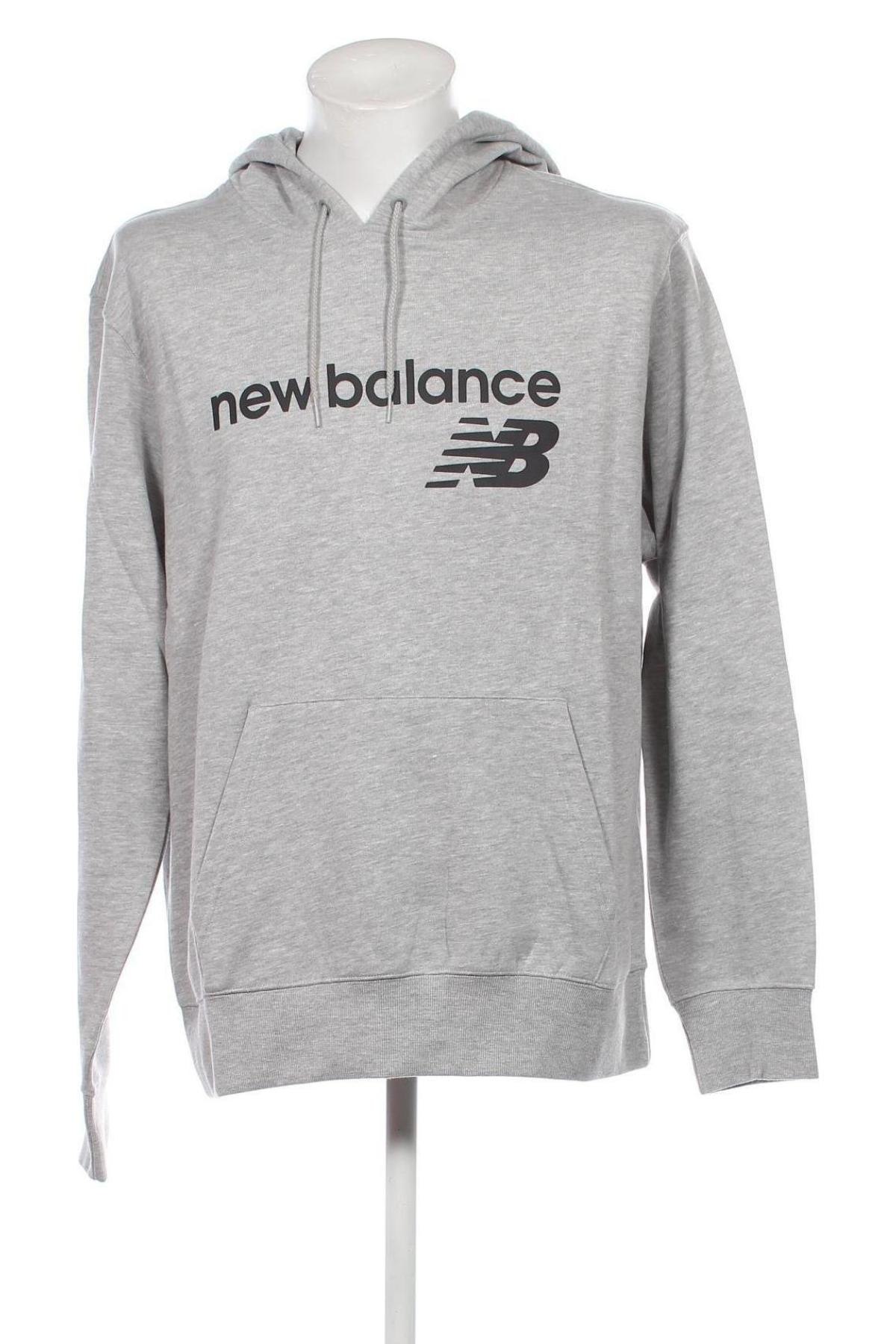 Ανδρικό φούτερ New Balance, Μέγεθος XL, Χρώμα Γκρί, Τιμή 31,96 €