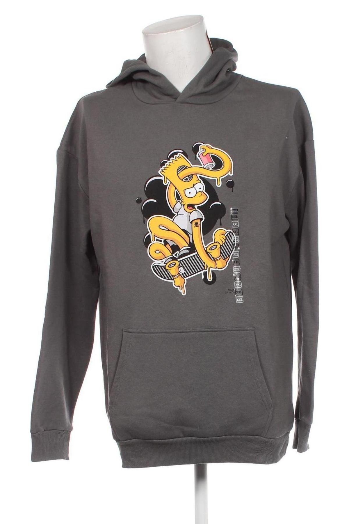 Herren Sweatshirt The Simpsons, Größe XXL, Farbe Grau, Preis € 14,46