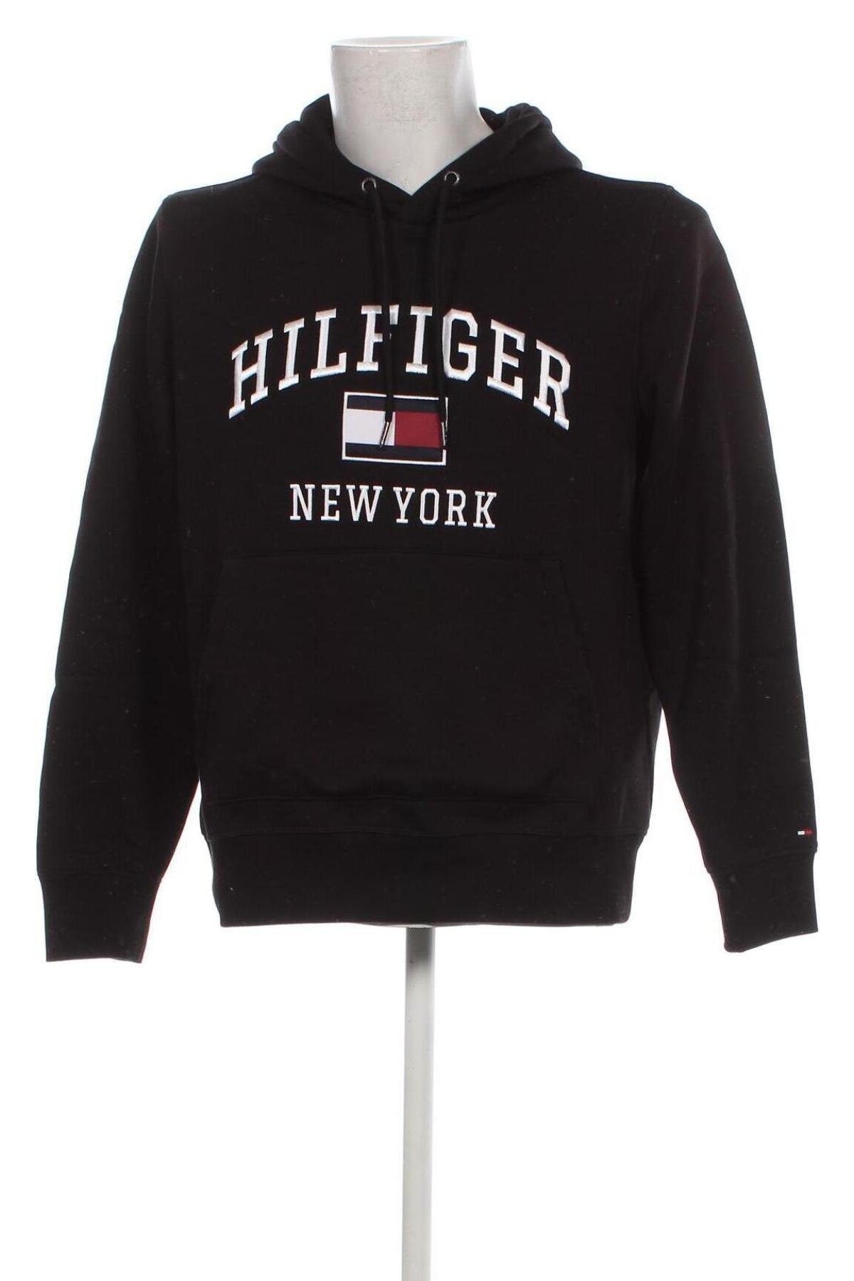 Herren Sweatshirt Tommy Hilfiger, Größe L, Farbe Schwarz, Preis 91,57 €