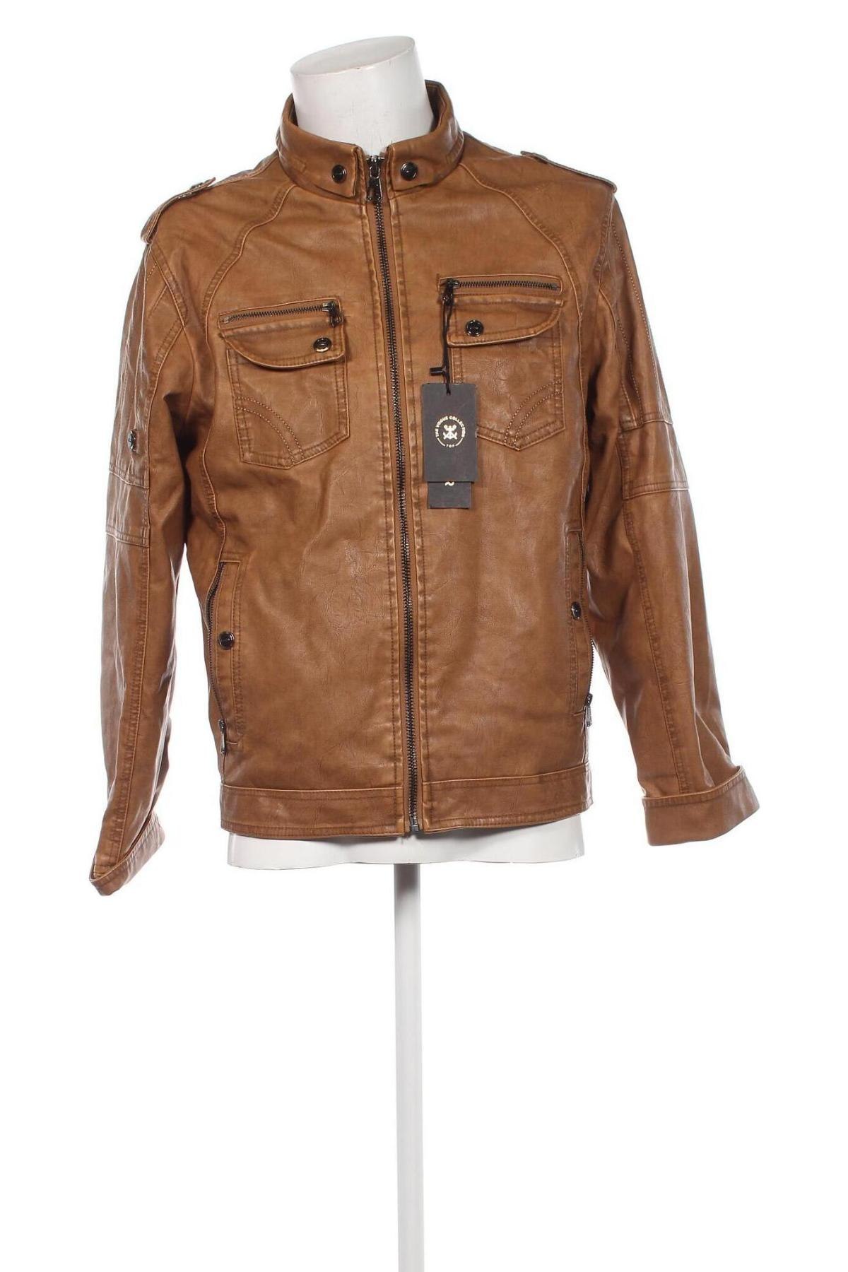 Herren Lederjacke, Größe XXL, Farbe Braun, Preis € 54,97