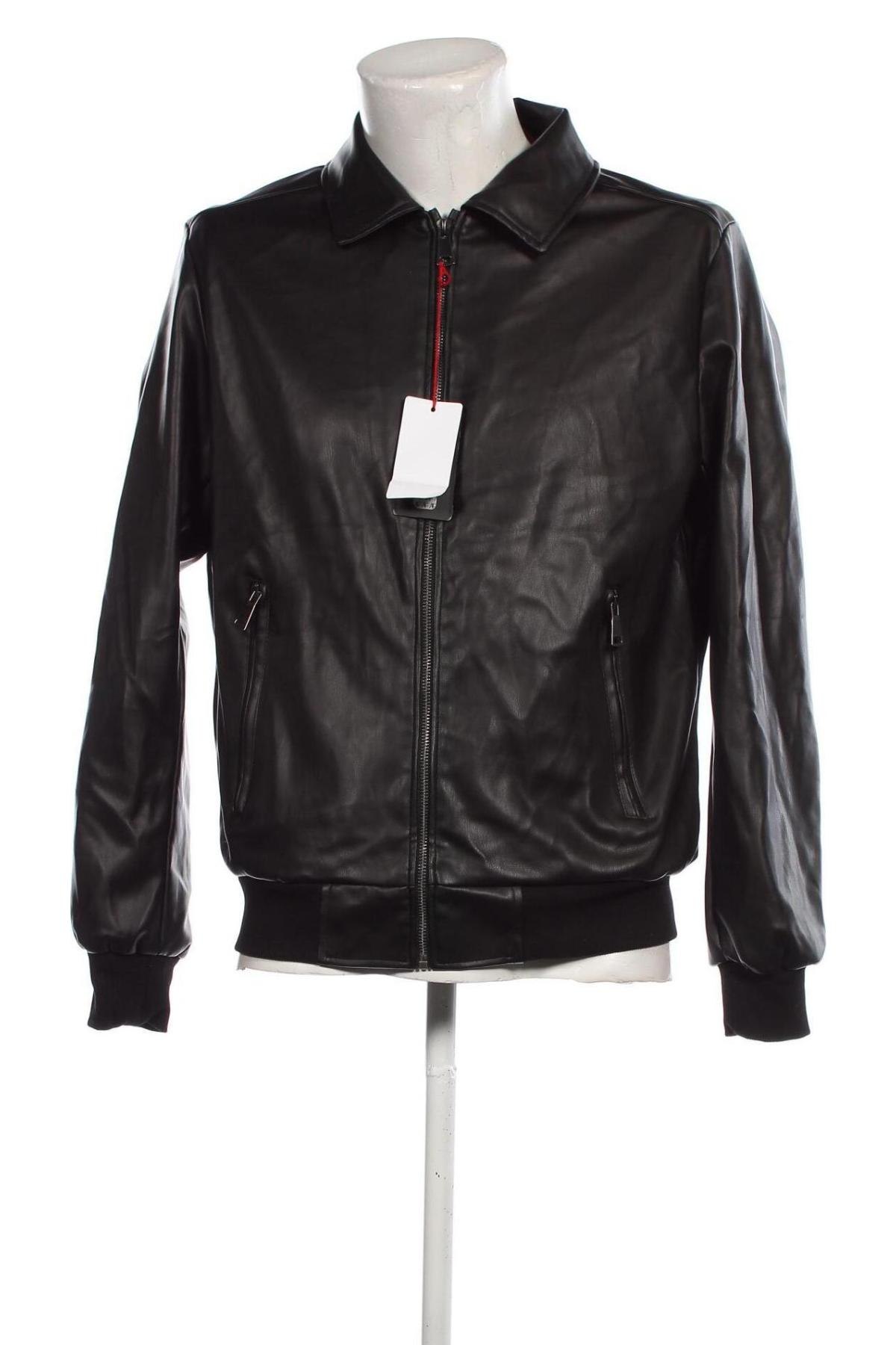 Pánská kožená bunda , Velikost L, Barva Černá, Cena  2 742,00 Kč