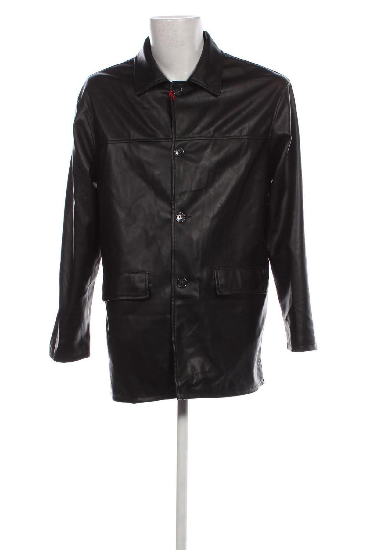 Pánská kožená bunda , Velikost L, Barva Černá, Cena  1 196,00 Kč