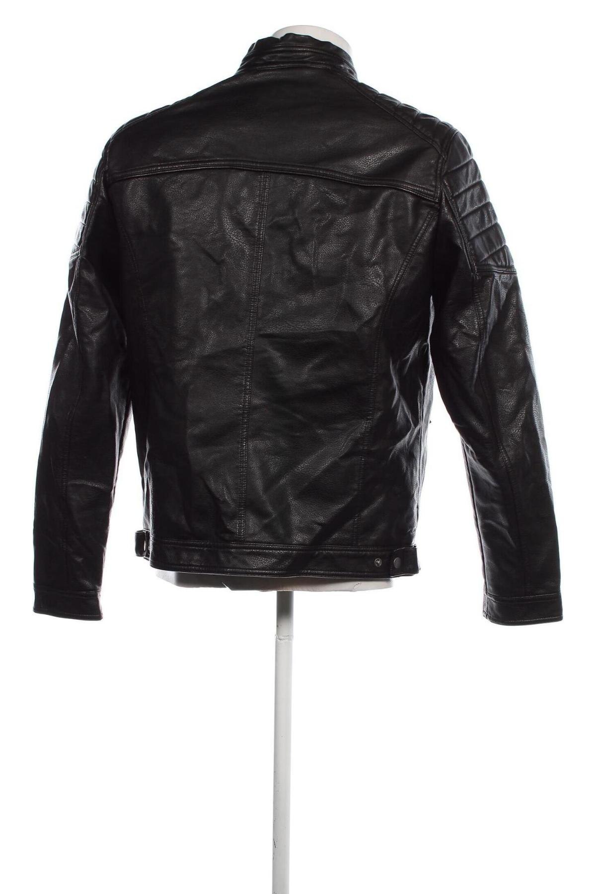 Pánska kožená bunda  Core By Jack & Jones, Veľkosť XL, Farba Čierna, Cena  27,22 €