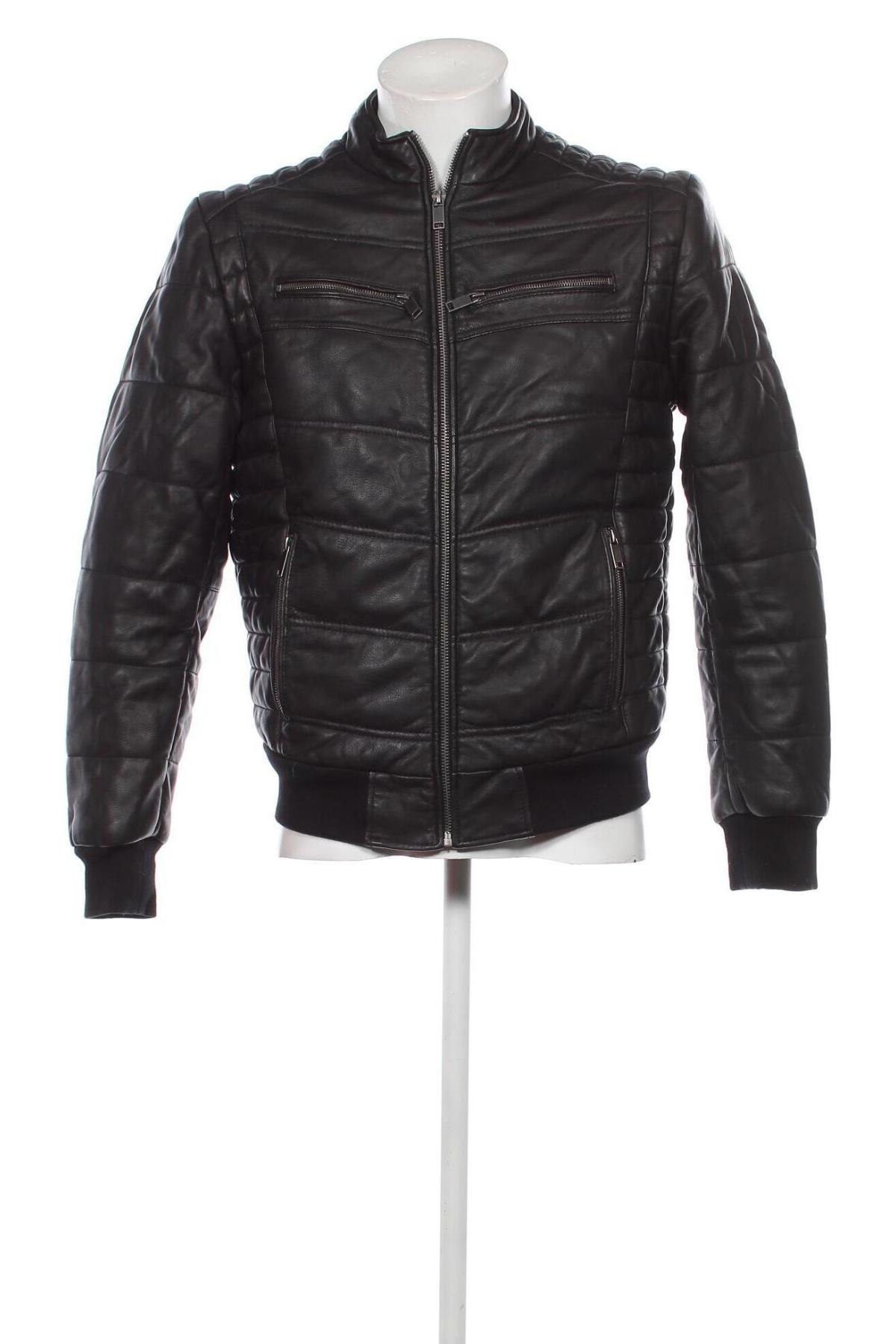 Herren Lederjacke Le Temps Des Cerises, Größe L, Farbe Schwarz, Preis 159,64 €