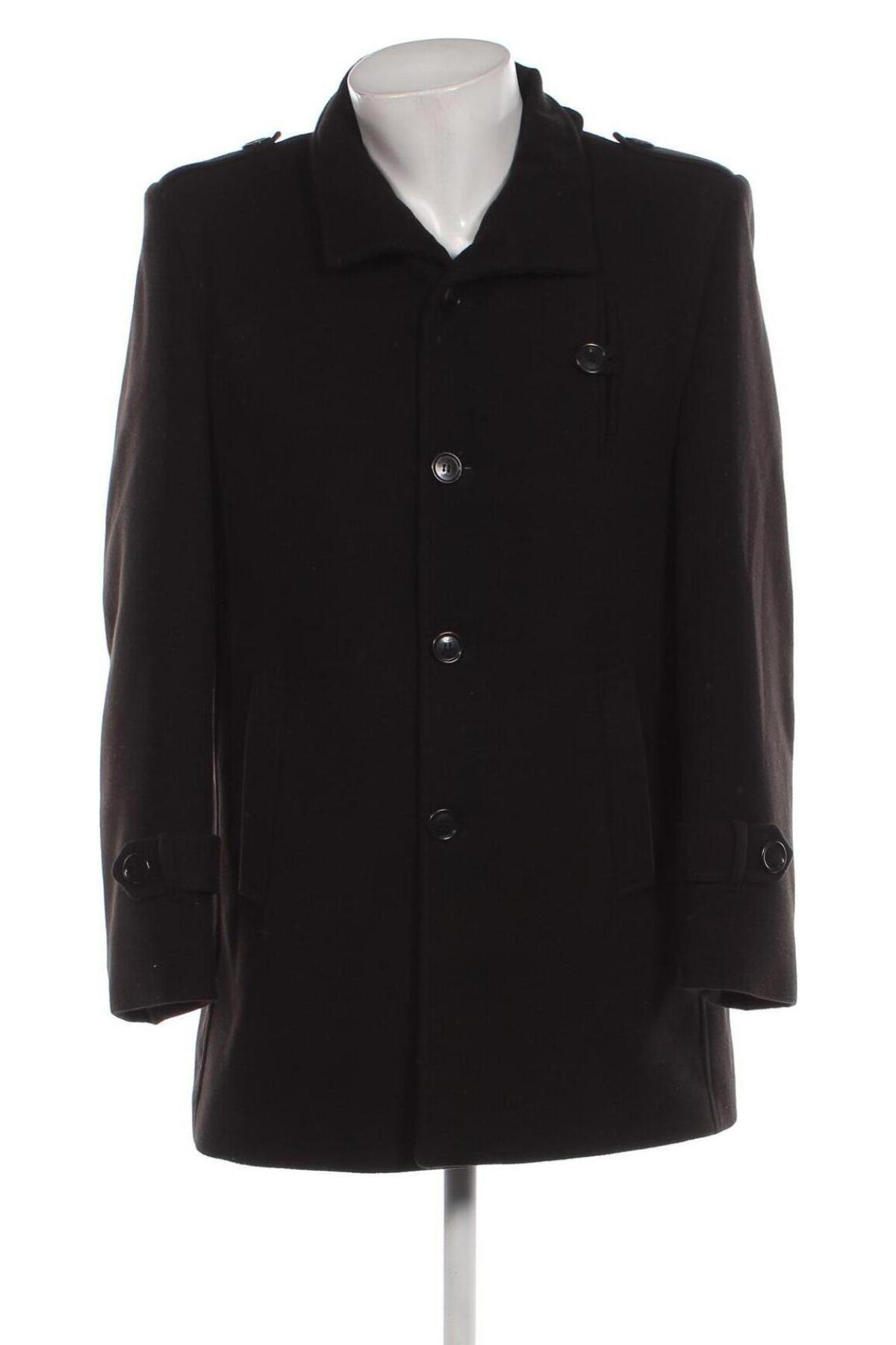 Мъжко палто, Размер L, Цвят Черен, Цена 80,27 лв.
