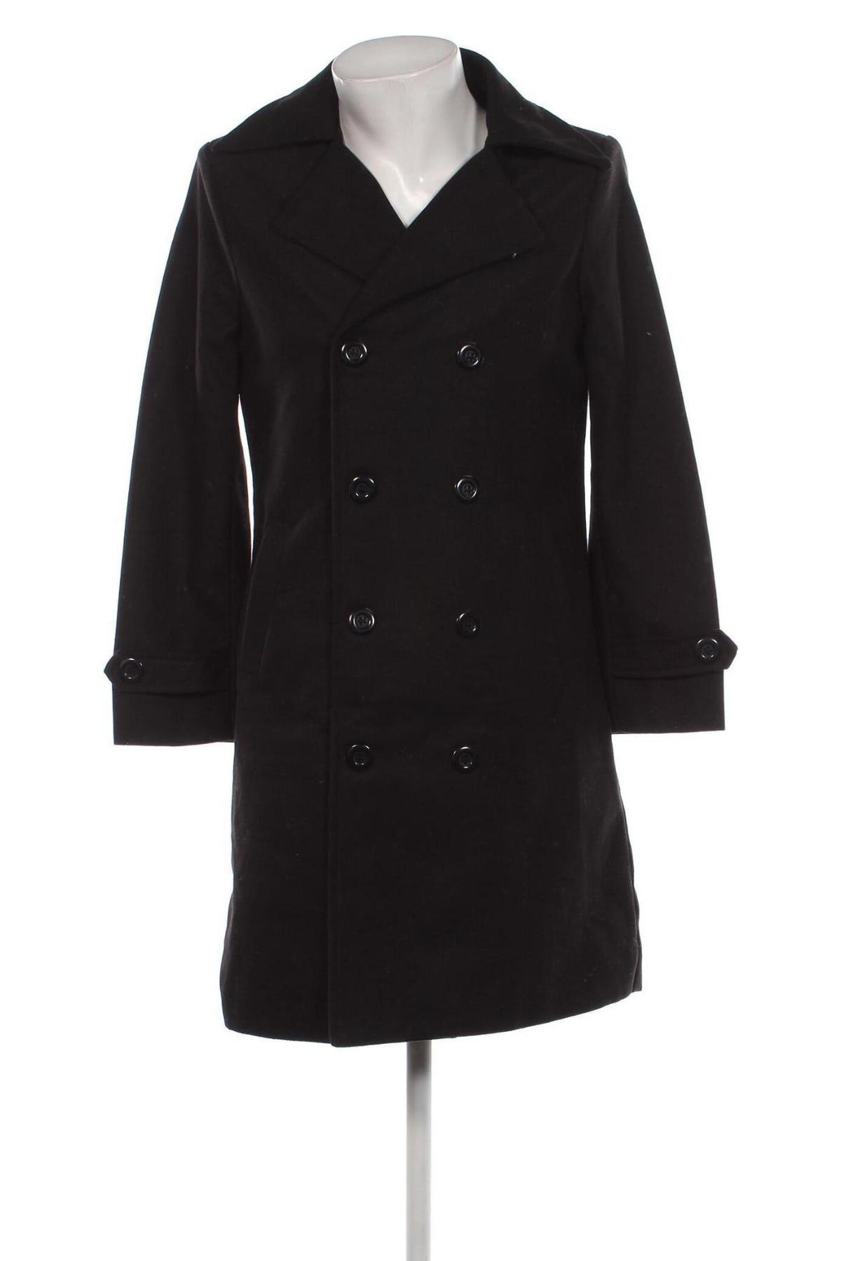 Мъжко палто, Размер S, Цвят Черен, Цена 111,80 лв.