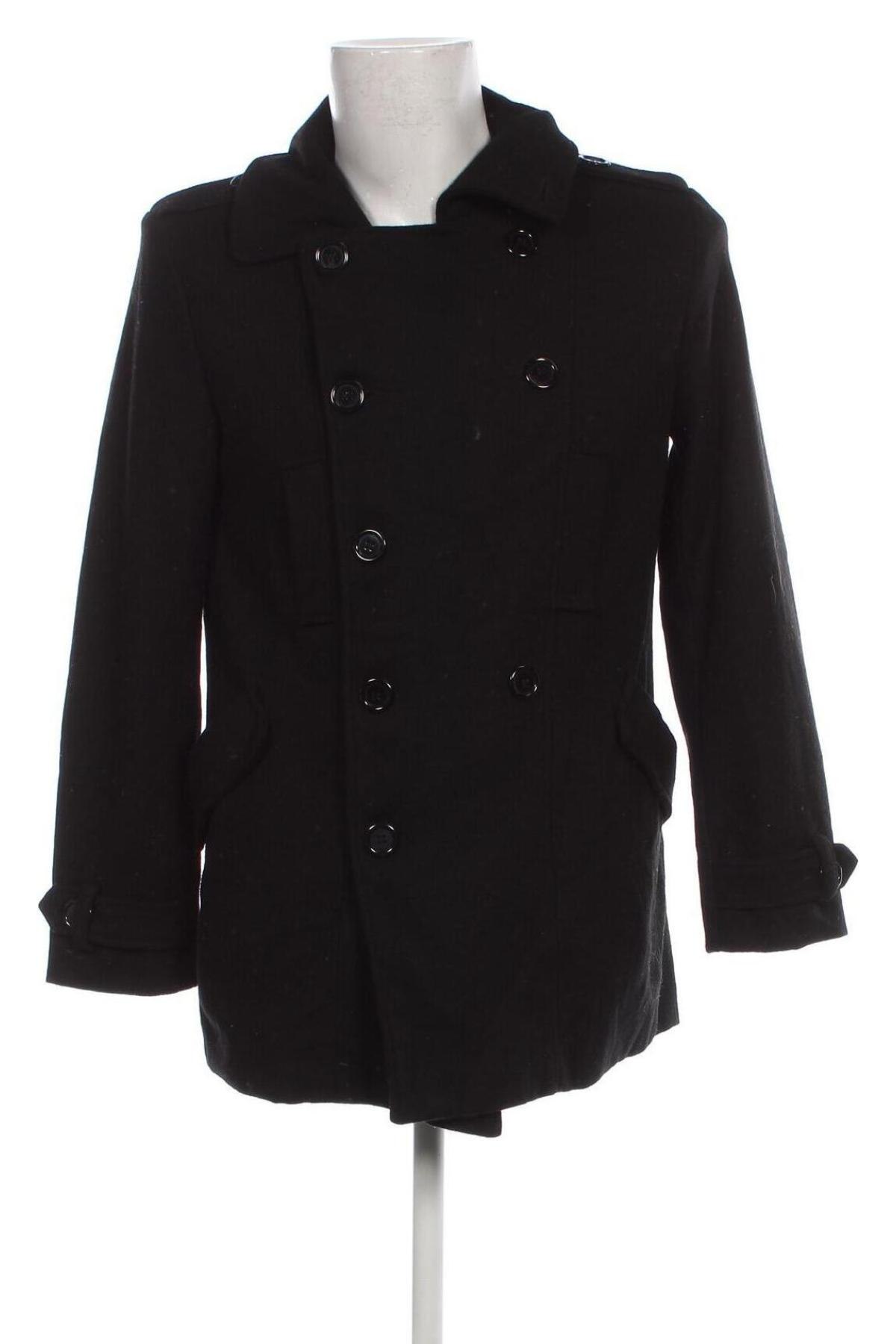 Ανδρικά παλτό, Μέγεθος L, Χρώμα Μαύρο, Τιμή 23,75 €