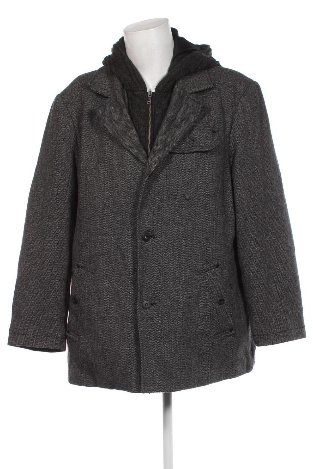 Мъжко палто Angelo Litrico, Размер L, Цвят Черен, Цена 66,34 лв.