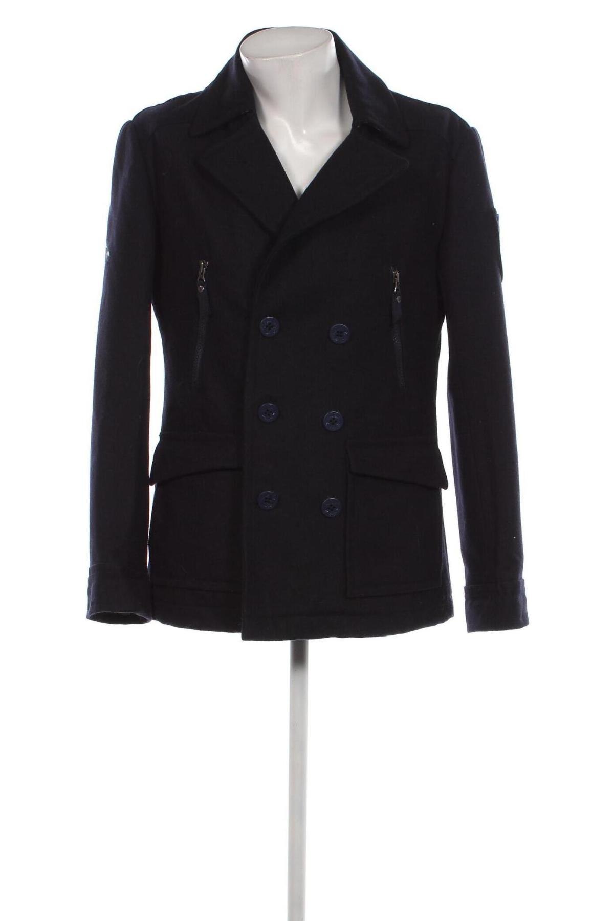 Ανδρικά παλτό Arqueonautas, Μέγεθος L, Χρώμα Μπλέ, Τιμή 28,38 €