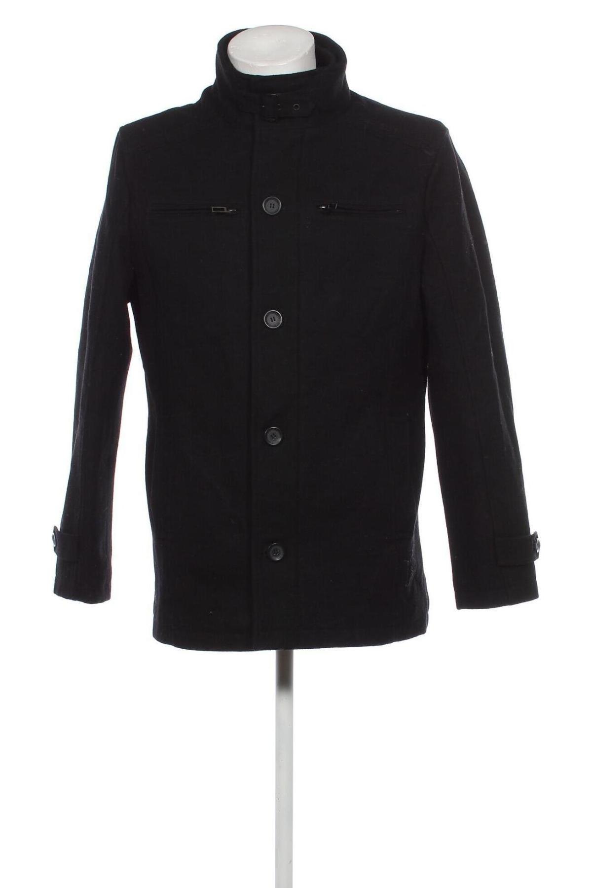 Мъжко палто Canda, Размер M, Цвят Черен, Цена 69,55 лв.