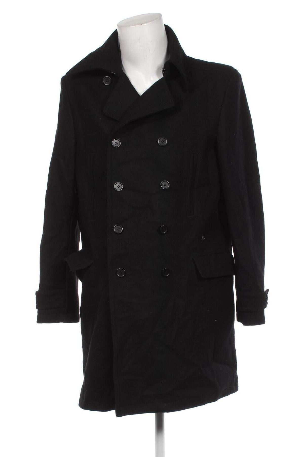 Palton de bărbați H&M, Mărime XL, Culoare Negru, Preț 228,78 Lei