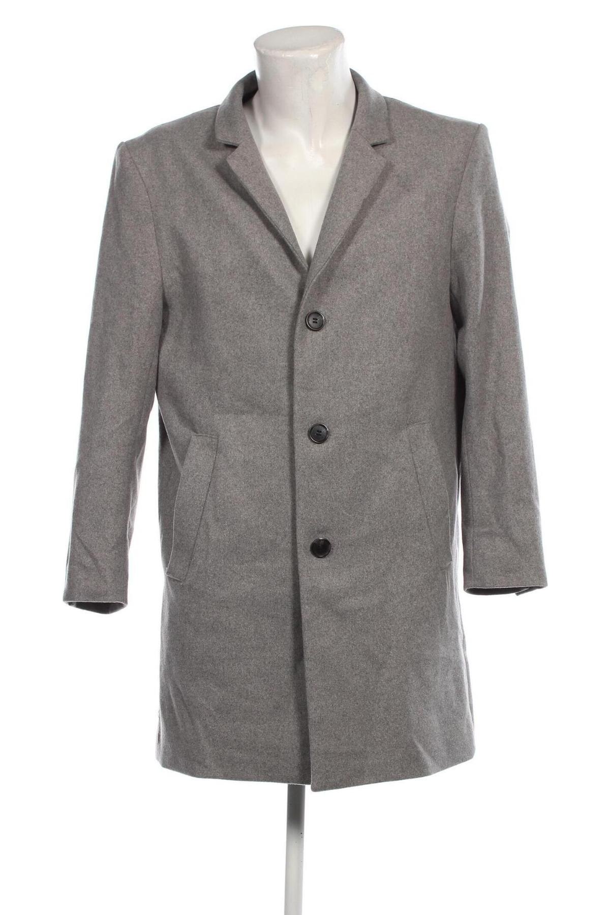 Palton de bărbați H&M, Mărime S, Culoare Gri, Preț 228,78 Lei