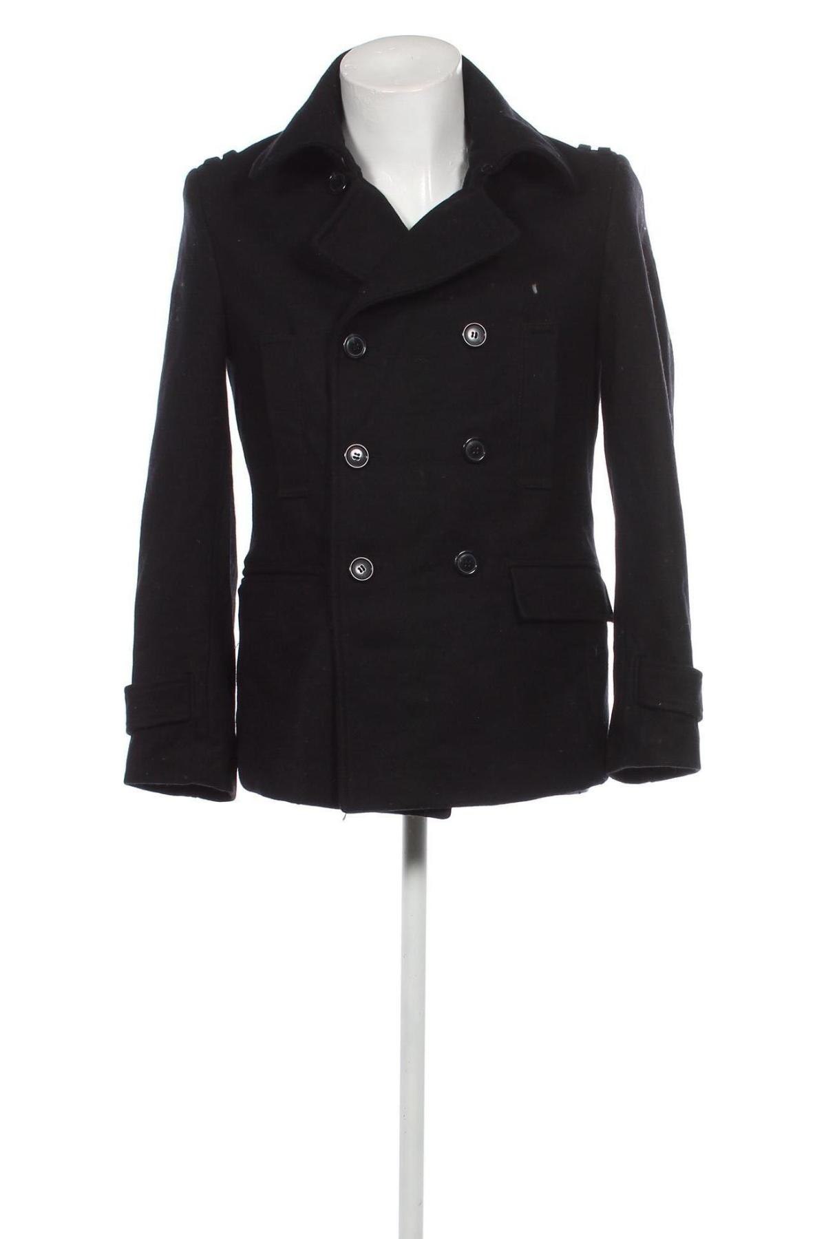 Palton de bărbați H&M, Mărime XL, Culoare Negru, Preț 228,78 Lei