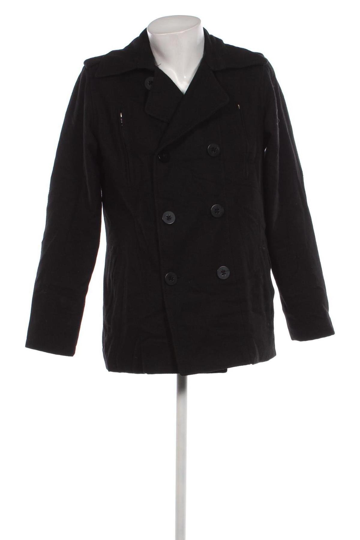 Ανδρικά παλτό H&M Divided, Μέγεθος L, Χρώμα Μαύρο, Τιμή 41,04 €