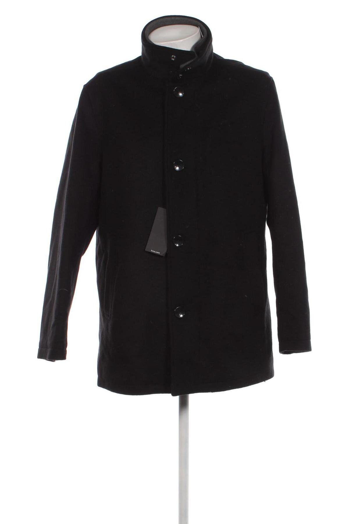 Pánský kabát  Hugo Boss, Velikost XL, Barva Černá, Cena  8 054,00 Kč