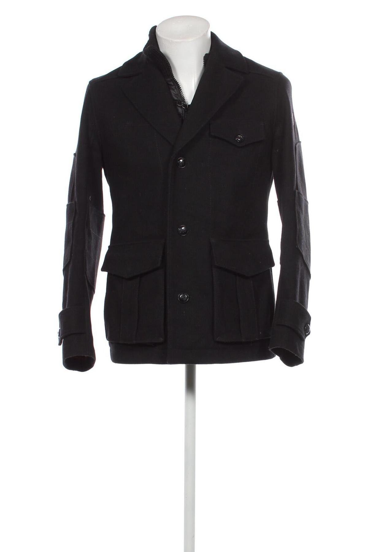 Ανδρικά παλτό Hugo Boss, Μέγεθος M, Χρώμα Μαύρο, Τιμή 185,10 €