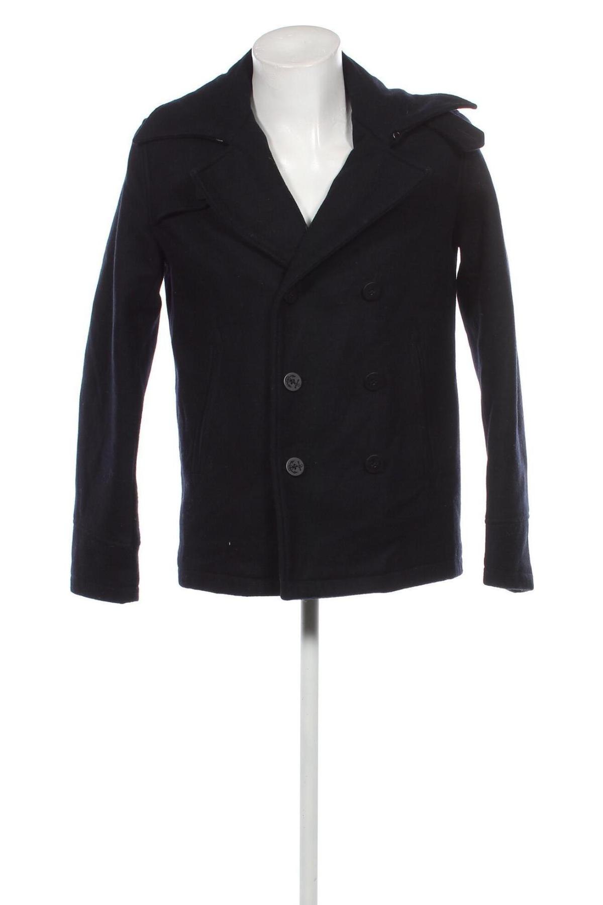 Ανδρικά παλτό Jack & Jones, Μέγεθος M, Χρώμα Μπλέ, Τιμή 32,97 €