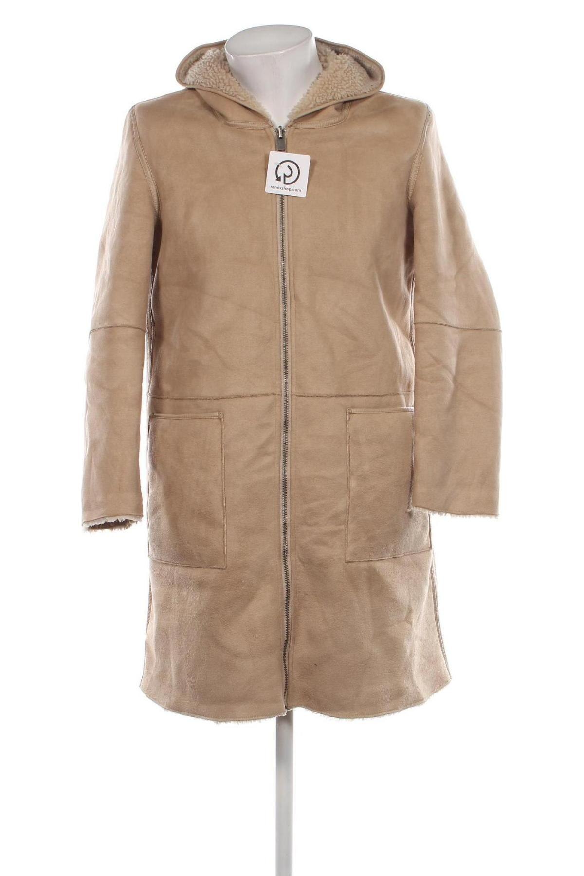 Мъжко палто Milestone, Размер M, Цвят Бежов, Цена 90,30 лв.