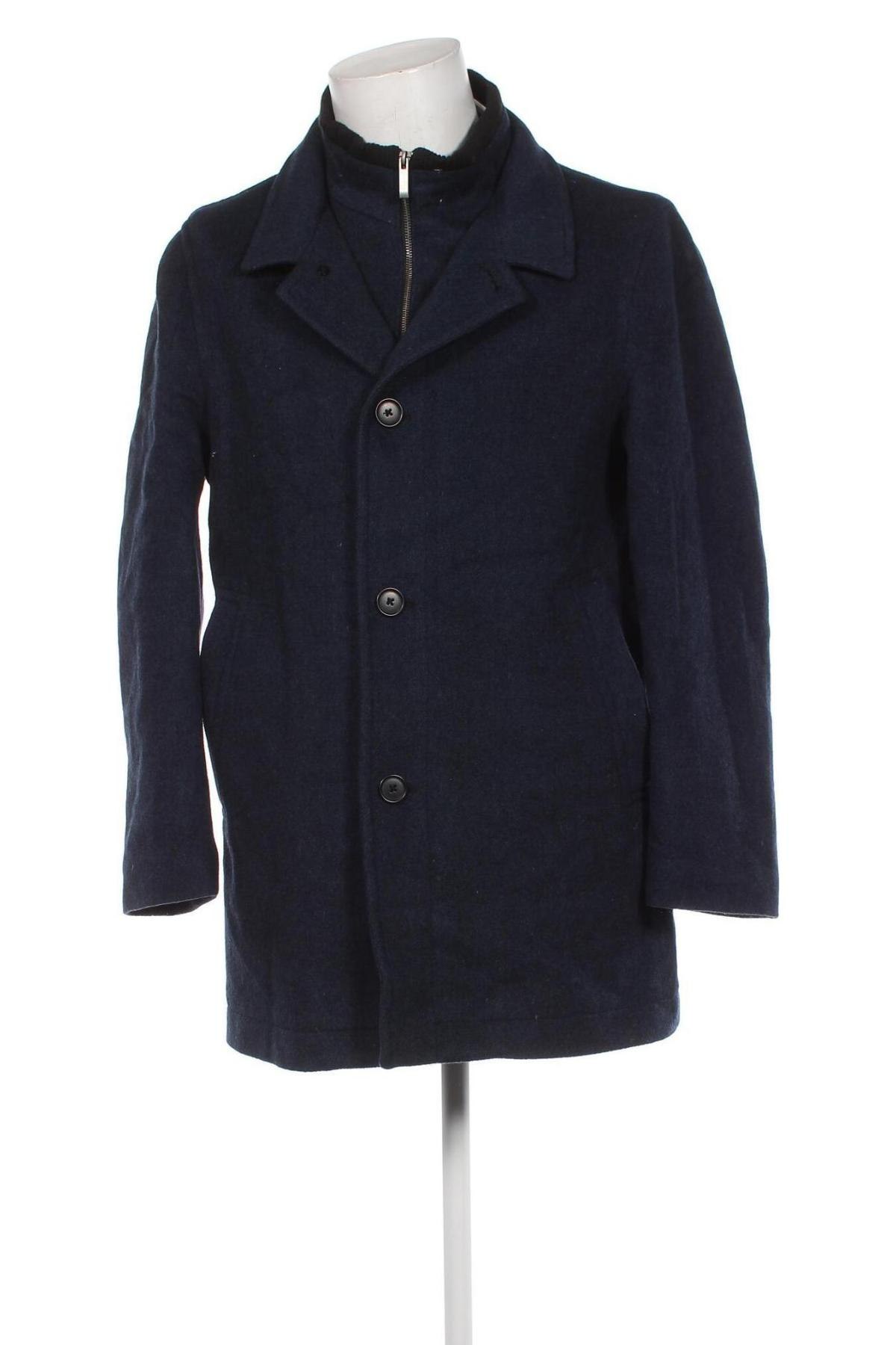 Ανδρικά παλτό Pronto Uomo, Μέγεθος M, Χρώμα Μπλέ, Τιμή 34,13 €