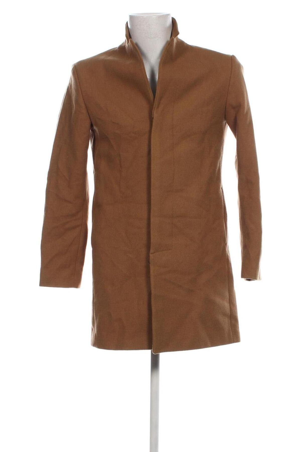 Ανδρικά παλτό Selected Homme, Μέγεθος M, Χρώμα  Μπέζ, Τιμή 40,45 €