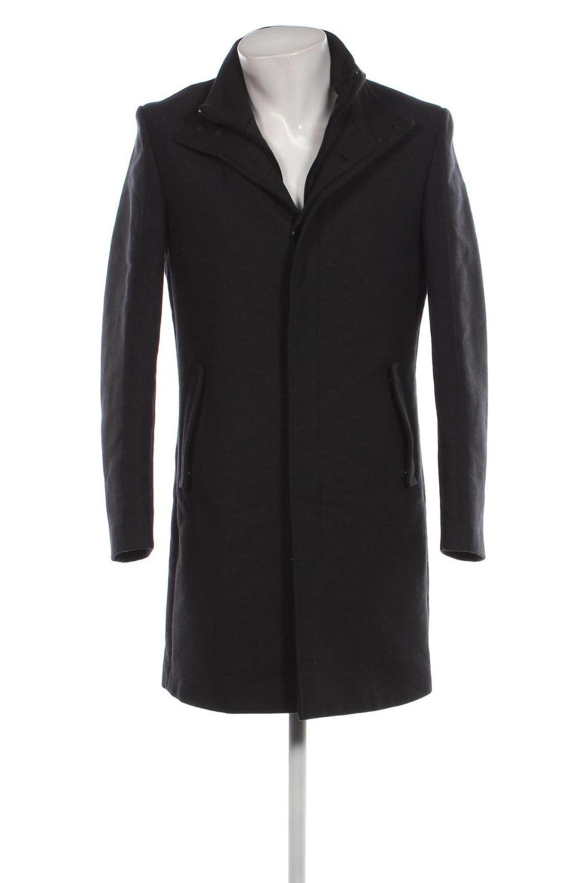 Pánsky kabát  Zara Man, Veľkosť M, Farba Sivá, Cena  24,28 €
