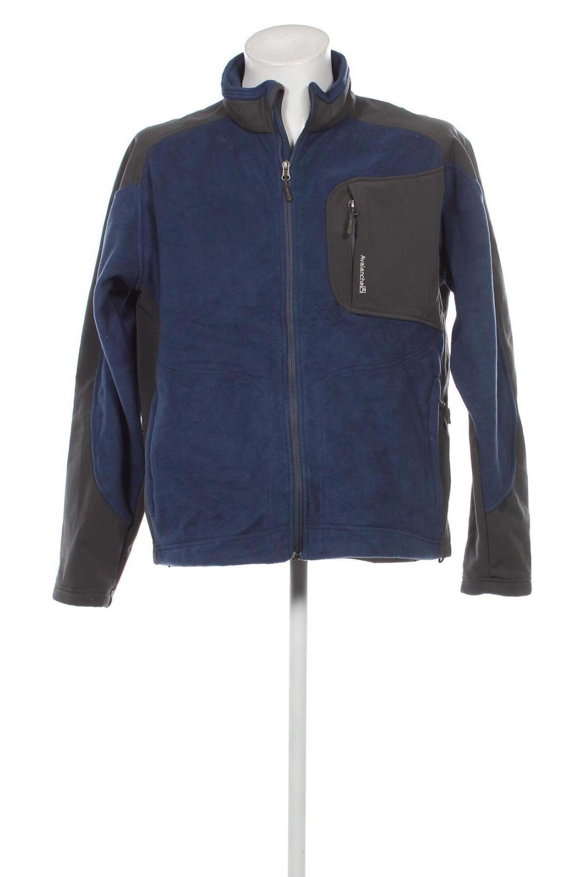 Ανδρικό μπουφάν fleece Avalanche, Μέγεθος L, Χρώμα Μπλέ, Τιμή 13,36 €