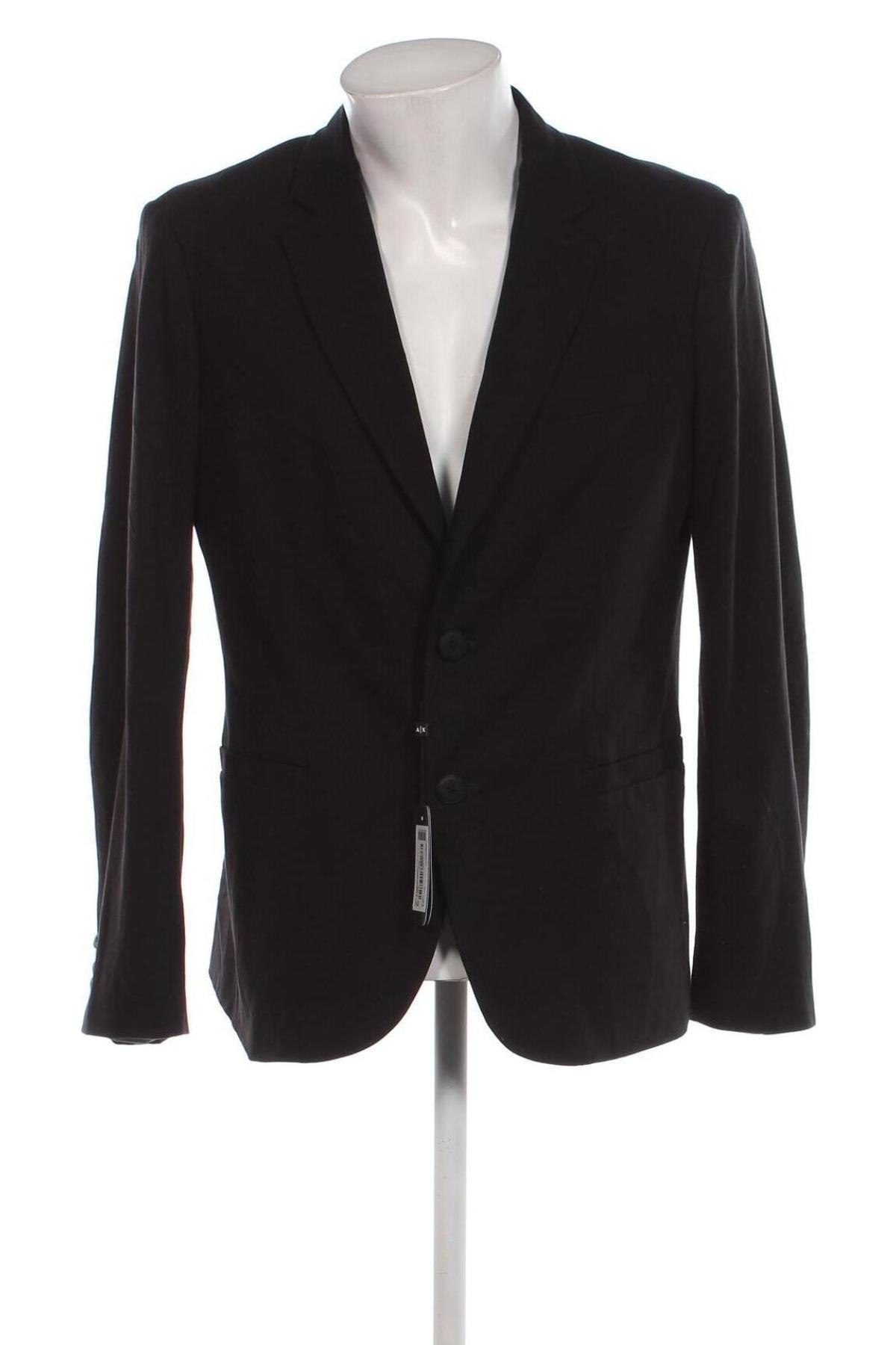 Ανδρικό σακάκι Armani Exchange, Μέγεθος L, Χρώμα Μαύρο, Τιμή 100,36 €
