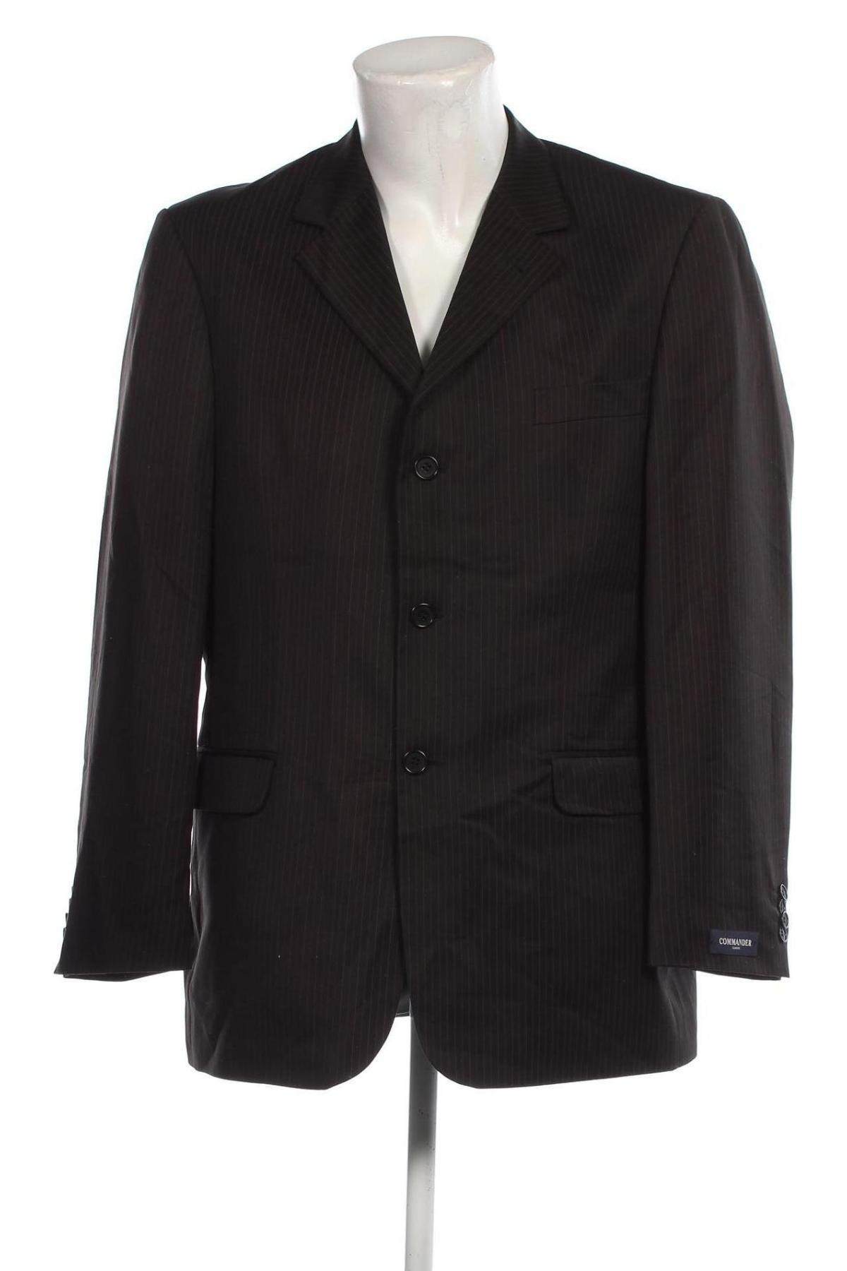 Ανδρικό σακάκι Commander, Μέγεθος XL, Χρώμα Μαύρο, Τιμή 10,89 €