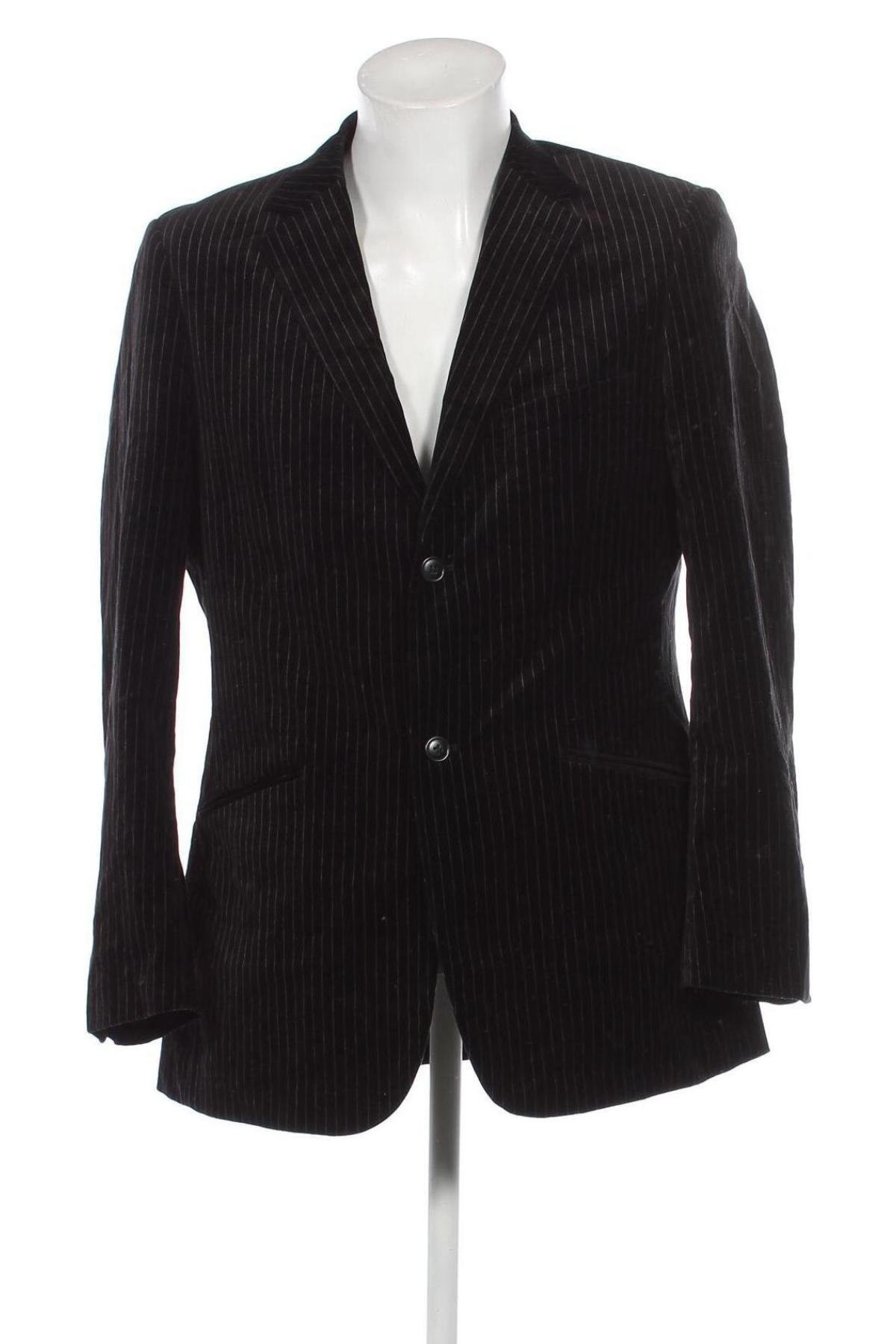 Ανδρικό σακάκι H&M, Μέγεθος L, Χρώμα Μαύρο, Τιμή 12,25 €