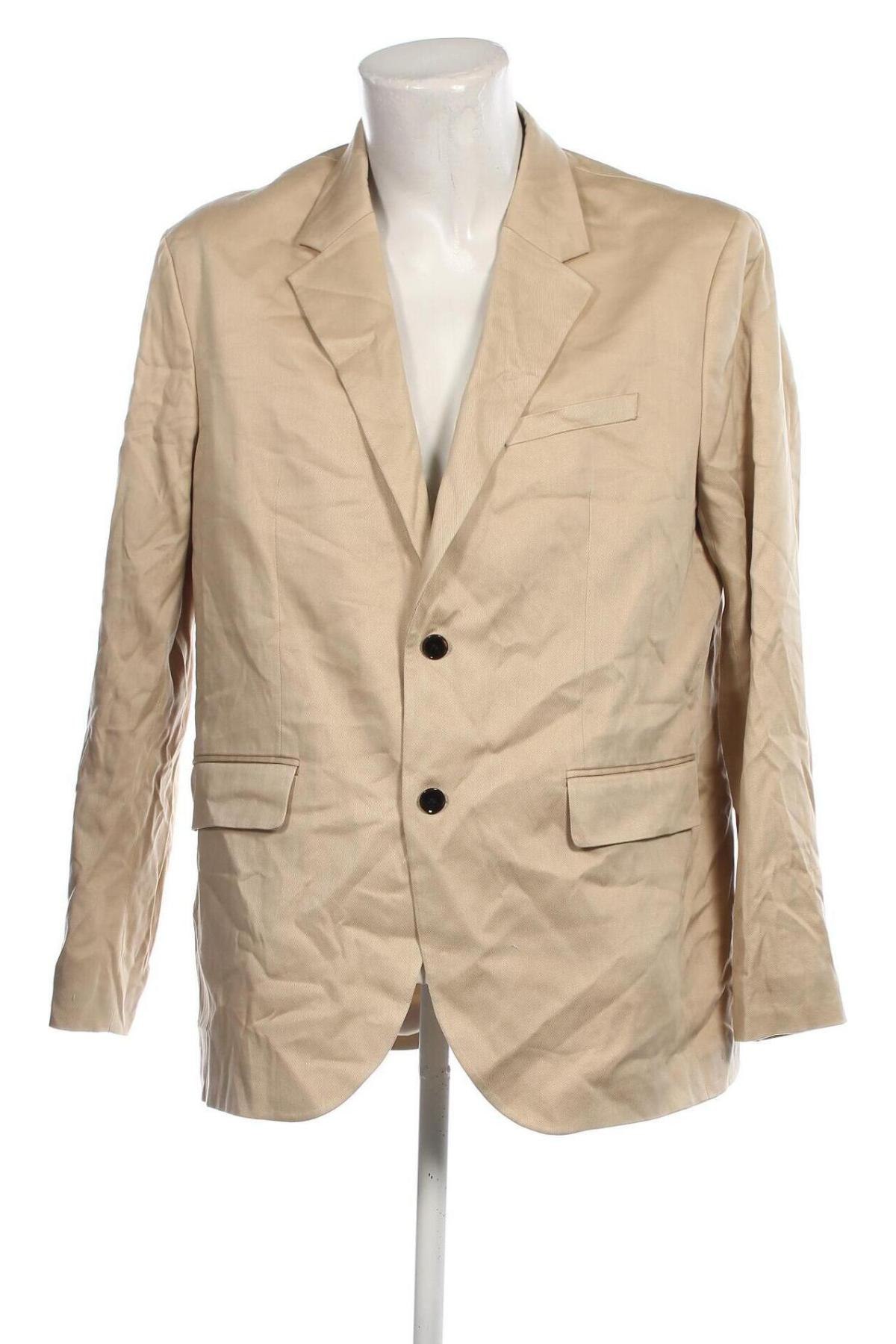 Ανδρικό σακάκι H&M, Μέγεθος XL, Χρώμα  Μπέζ, Τιμή 12,25 €