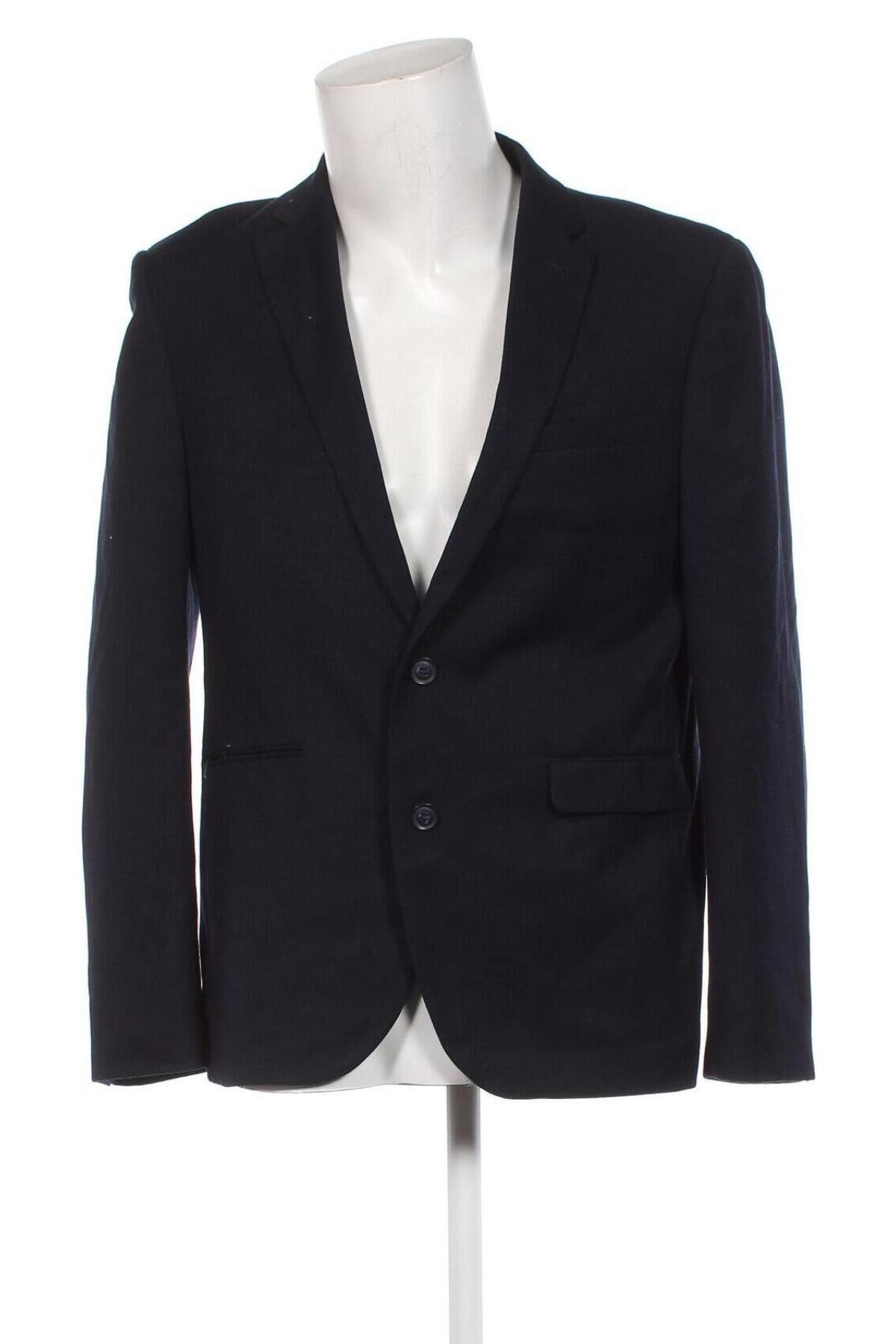Ανδρικό σακάκι Primark, Μέγεθος L, Χρώμα Μπλέ, Τιμή 10,89 €