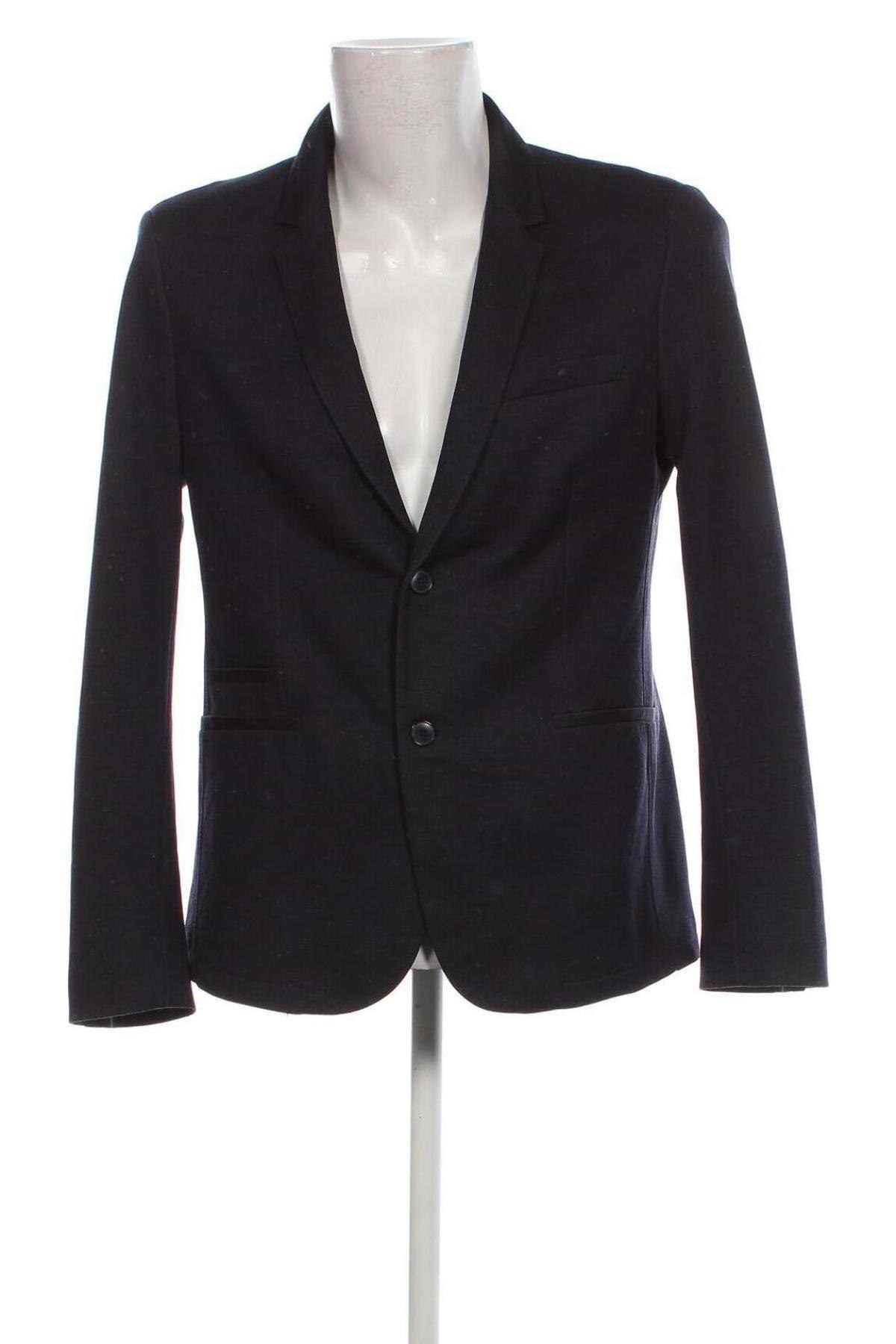 Ανδρικό σακάκι Zara Man, Μέγεθος XL, Χρώμα Μπλέ, Τιμή 15,31 €