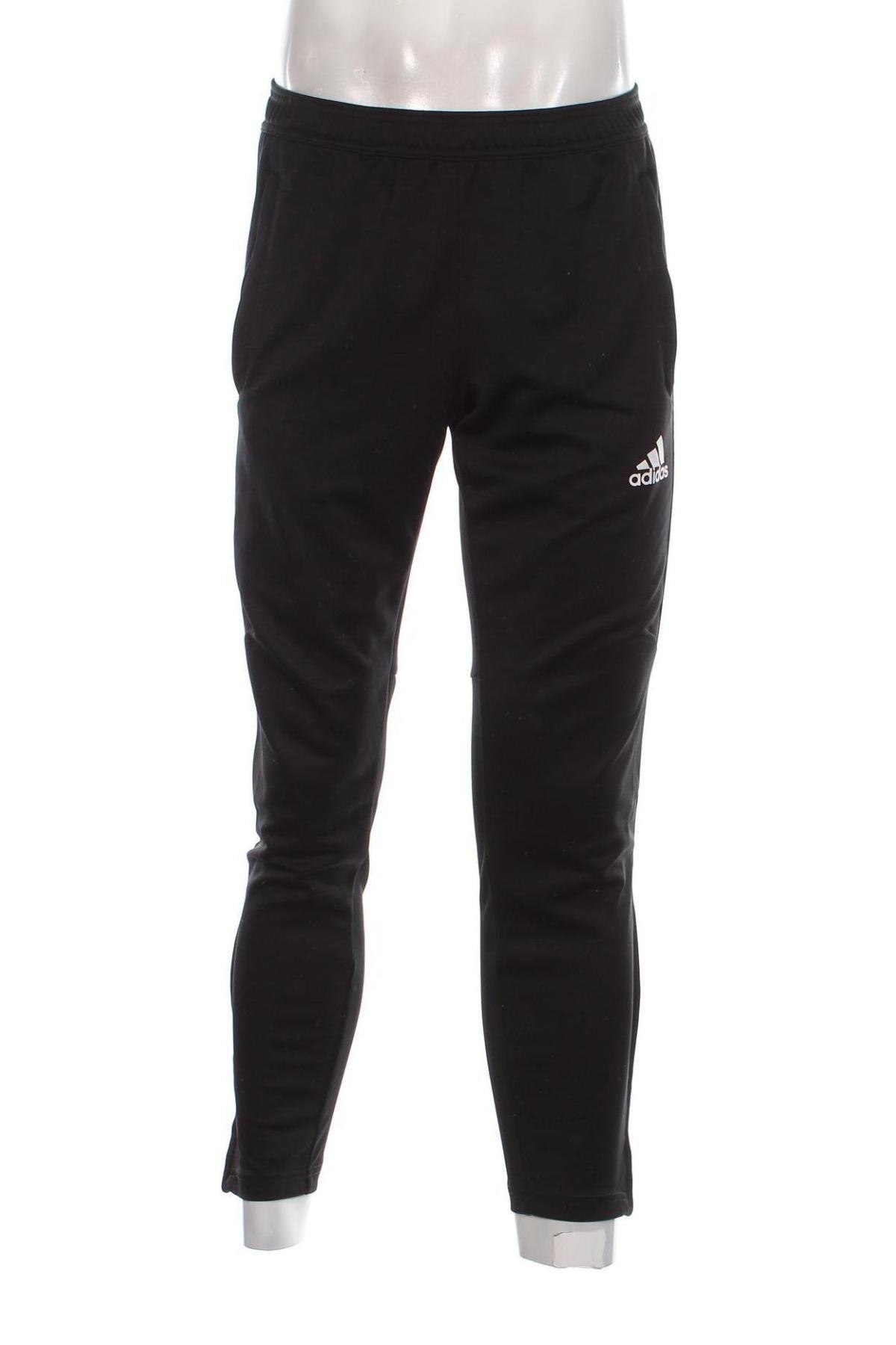 Herren Sporthose Adidas, Größe M, Farbe Schwarz, Preis 28,53 €