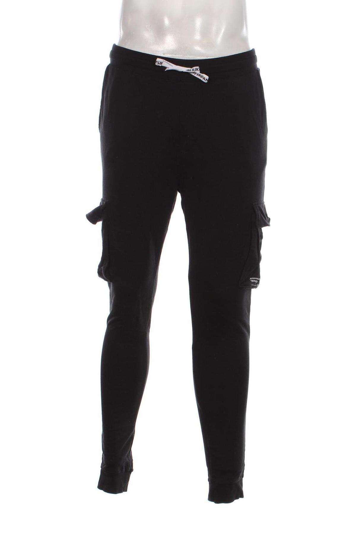 Ανδρικό αθλητικό παντελόνι Only & Sons, Μέγεθος L, Χρώμα Μαύρο, Τιμή 9,87 €
