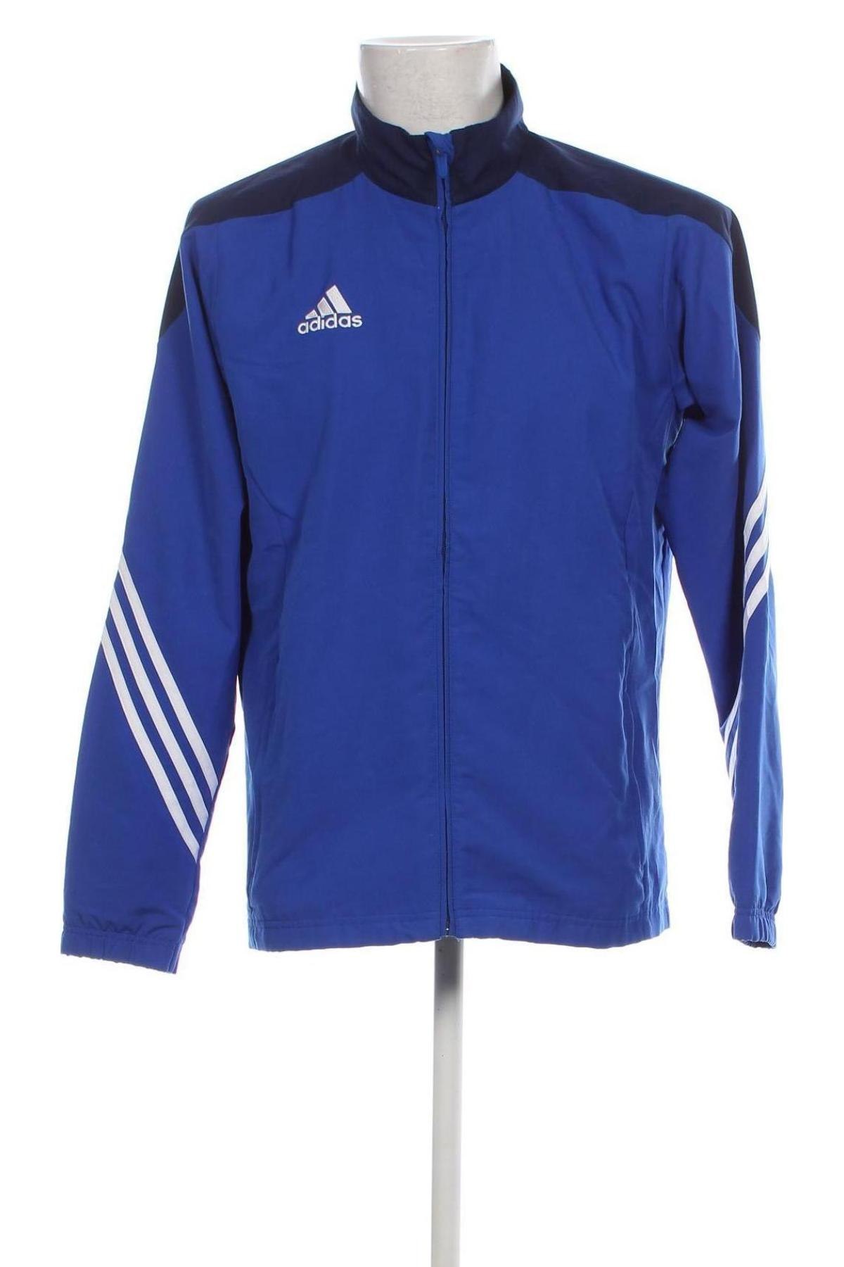 Herren Sportoberteil Adidas, Größe M, Farbe Blau, Preis 33,40 €