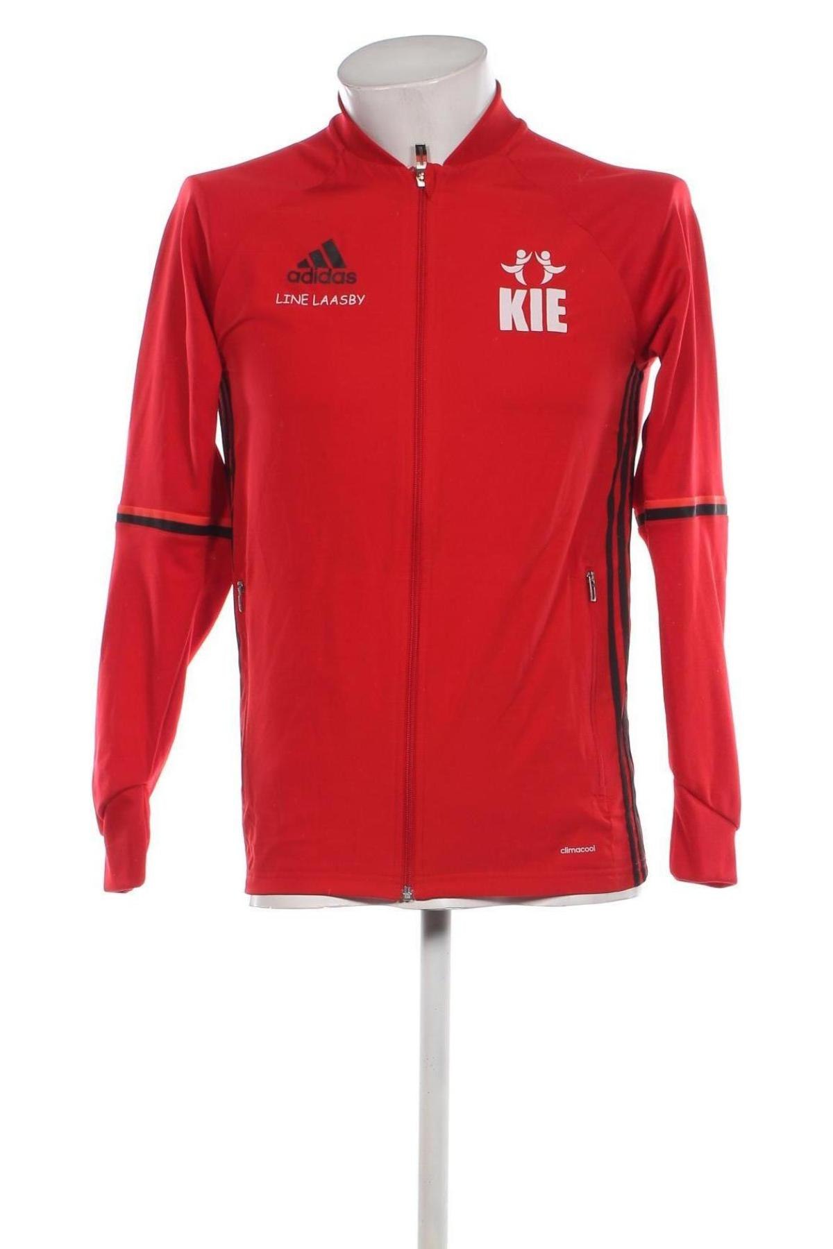 Bluză trening de bărbați Adidas, Mărime S, Culoare Roșu, Preț 150,00 Lei